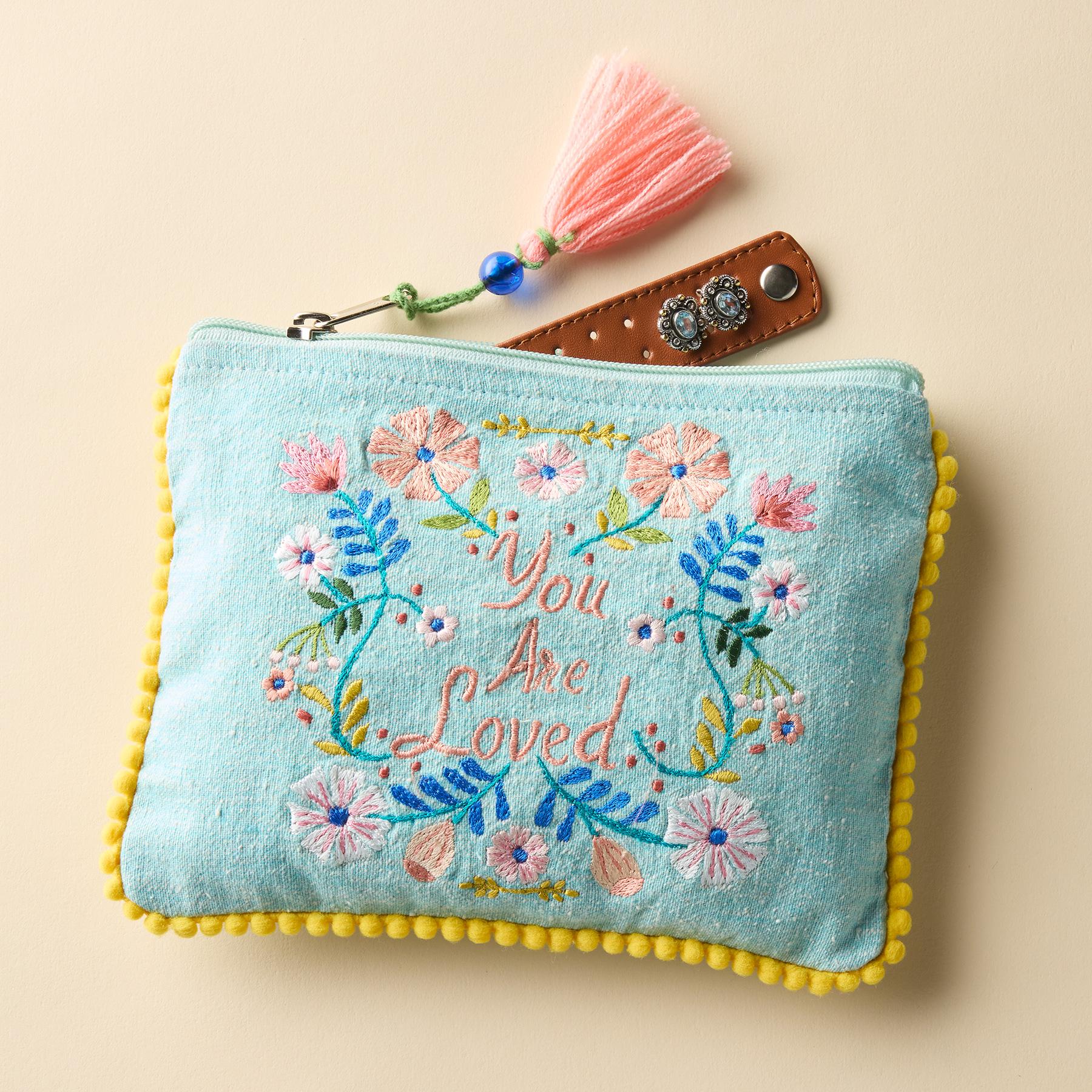 You Are Loved Jewelry Pouch