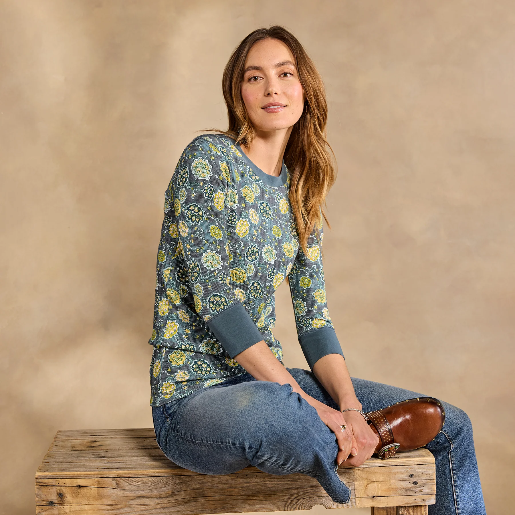 Sausalito 3/4 Sleeve Thermal, Petite