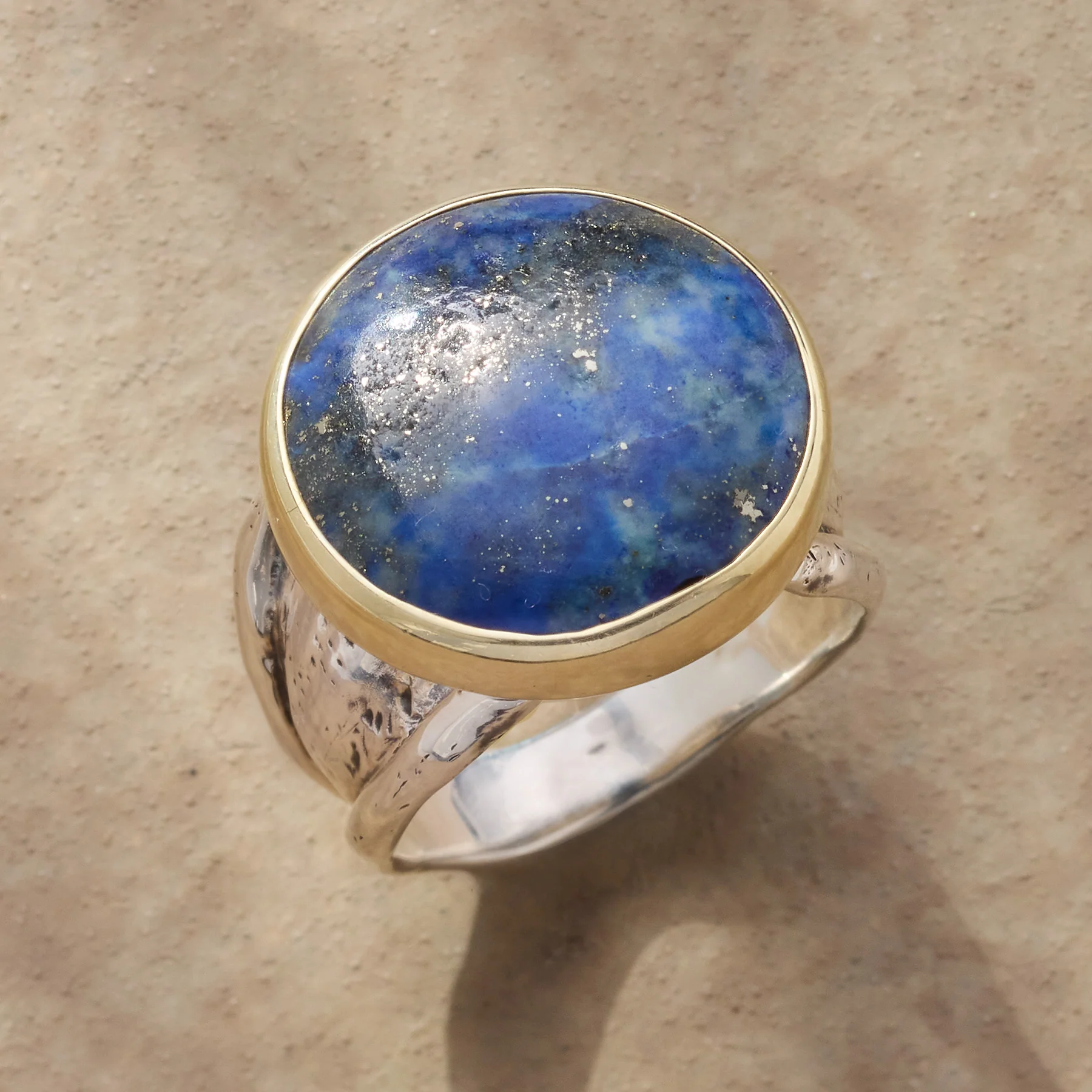 Pooling Lapis Ring