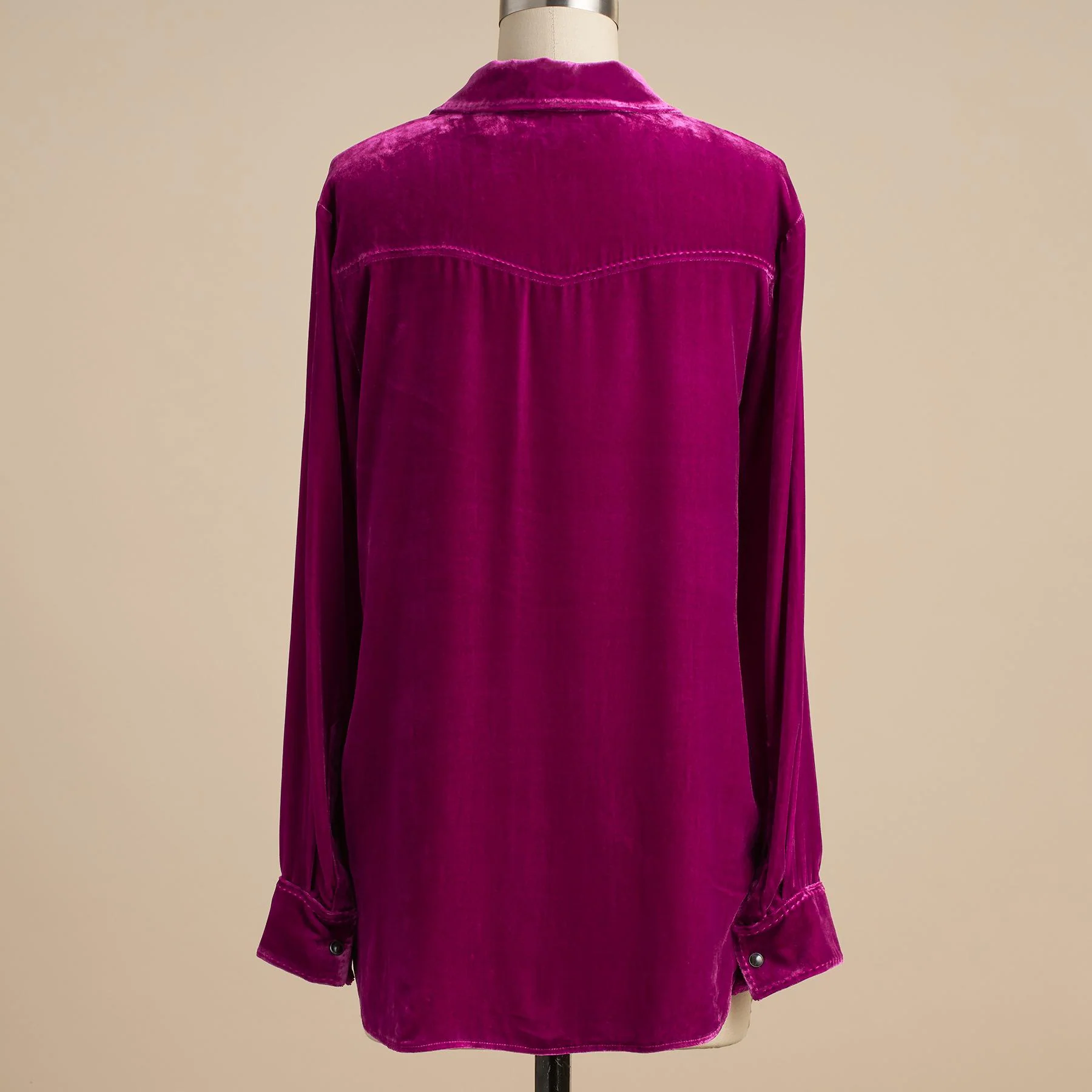 Anja Velvet Shirt, Petite