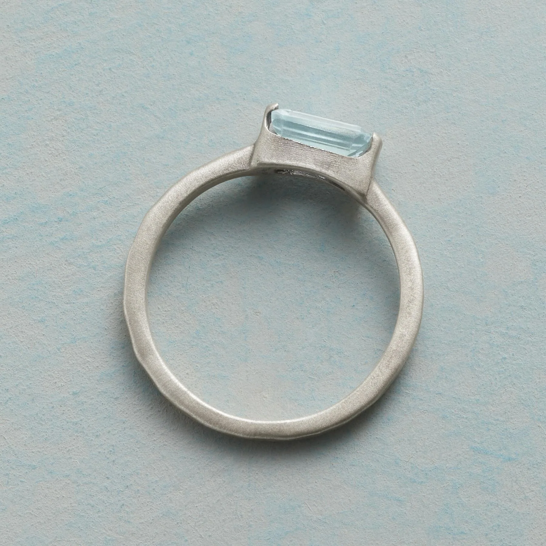 Clear Blue Ring