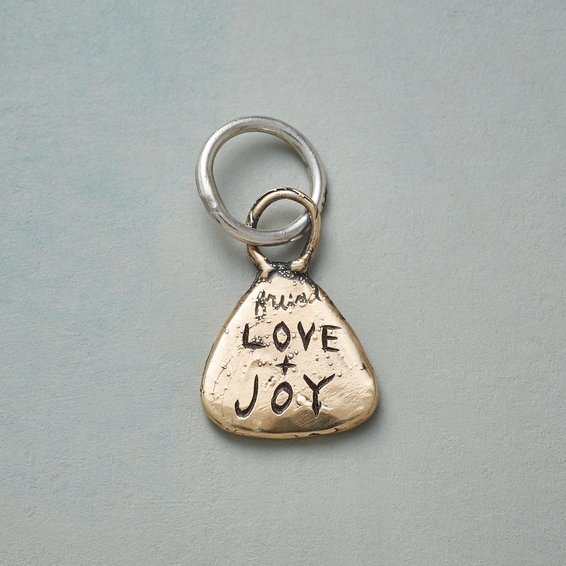 Gold Dog Friend Charm