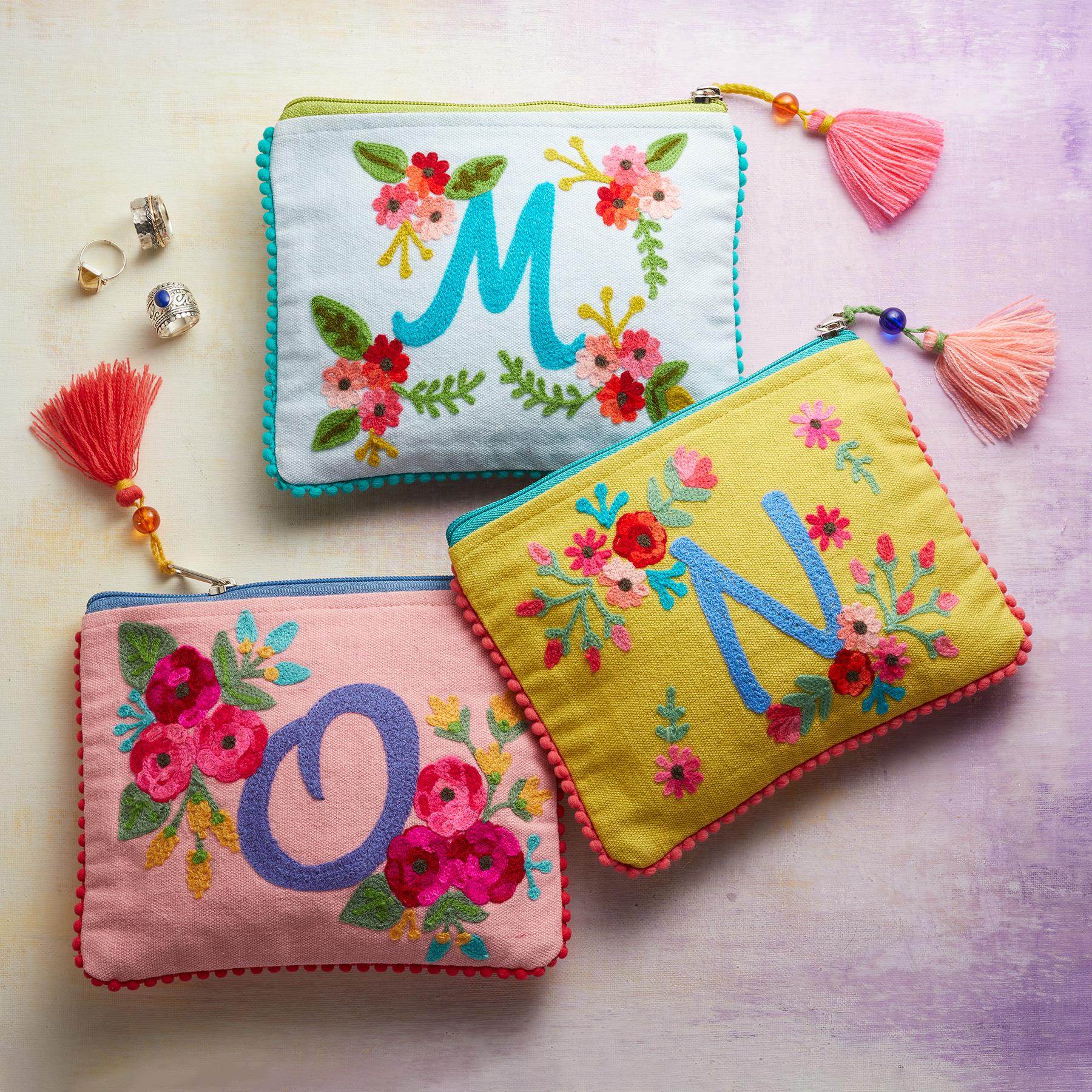In Bloom Personalized Pouch