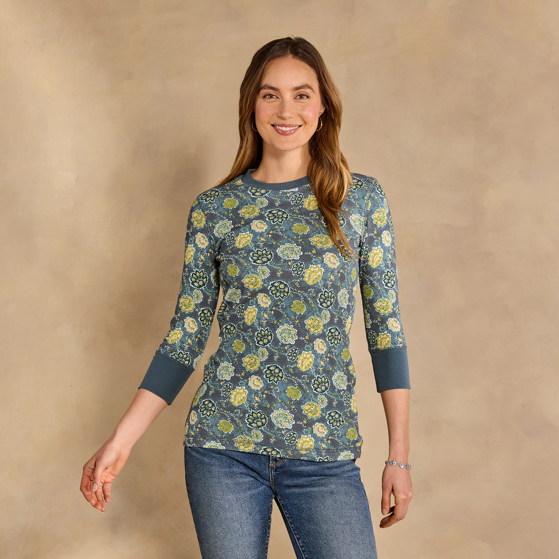 Sausalito 3/4 Sleeve Thermal, Petite
