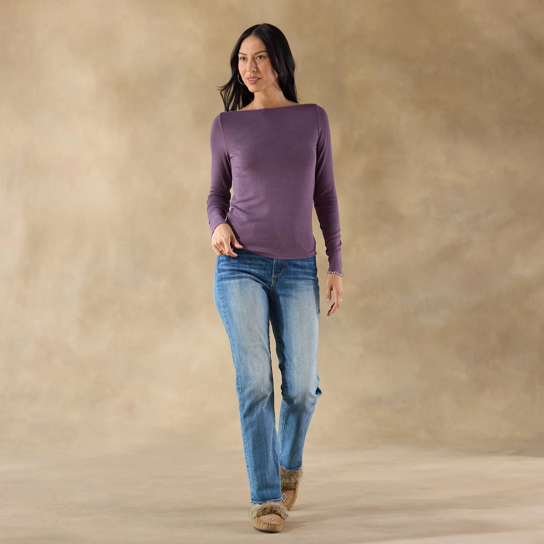 Light As Air Boatneck Tee