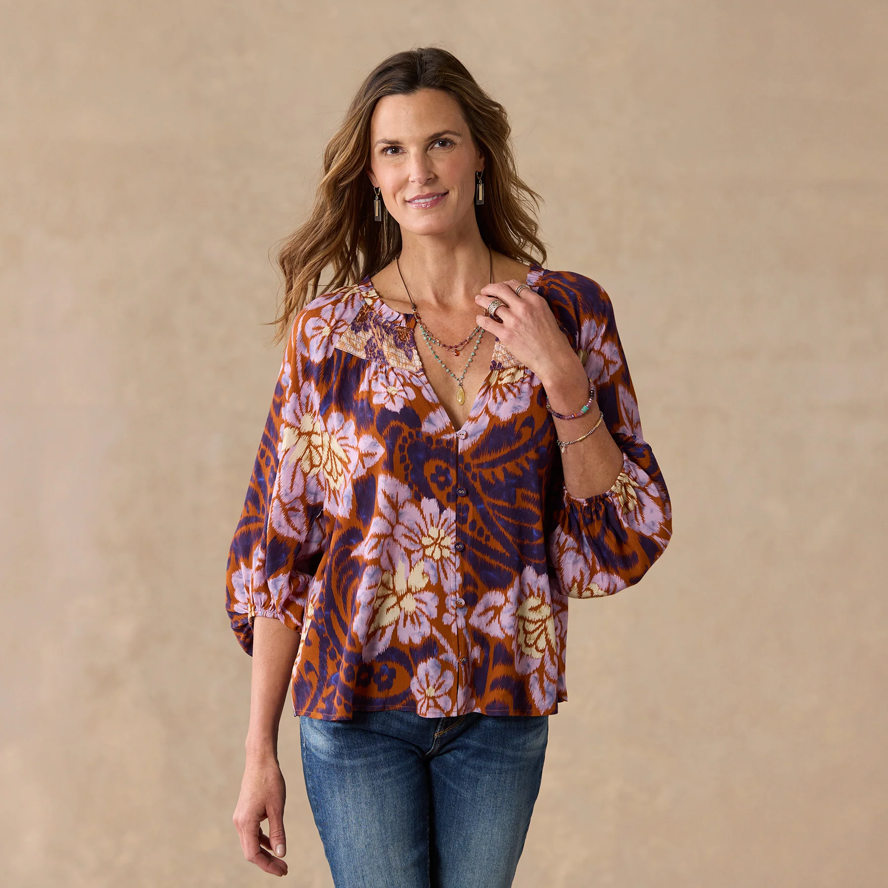 Tonya Tapestry Top