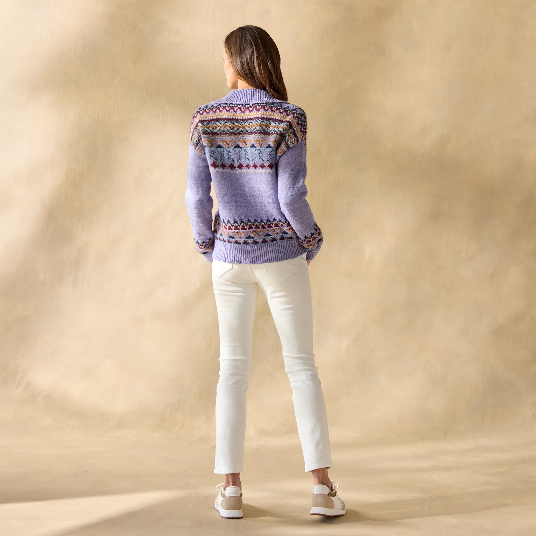 Calder Fair Isle Sweater, Petite