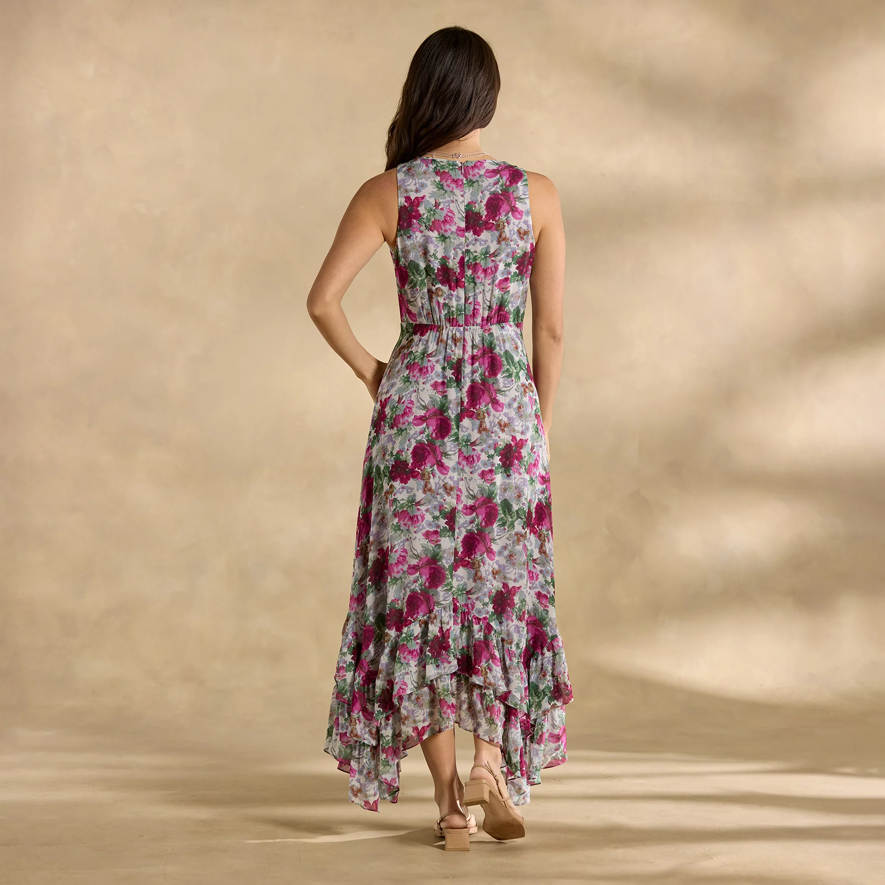 Champs de Fleur Printed Dress, Petite