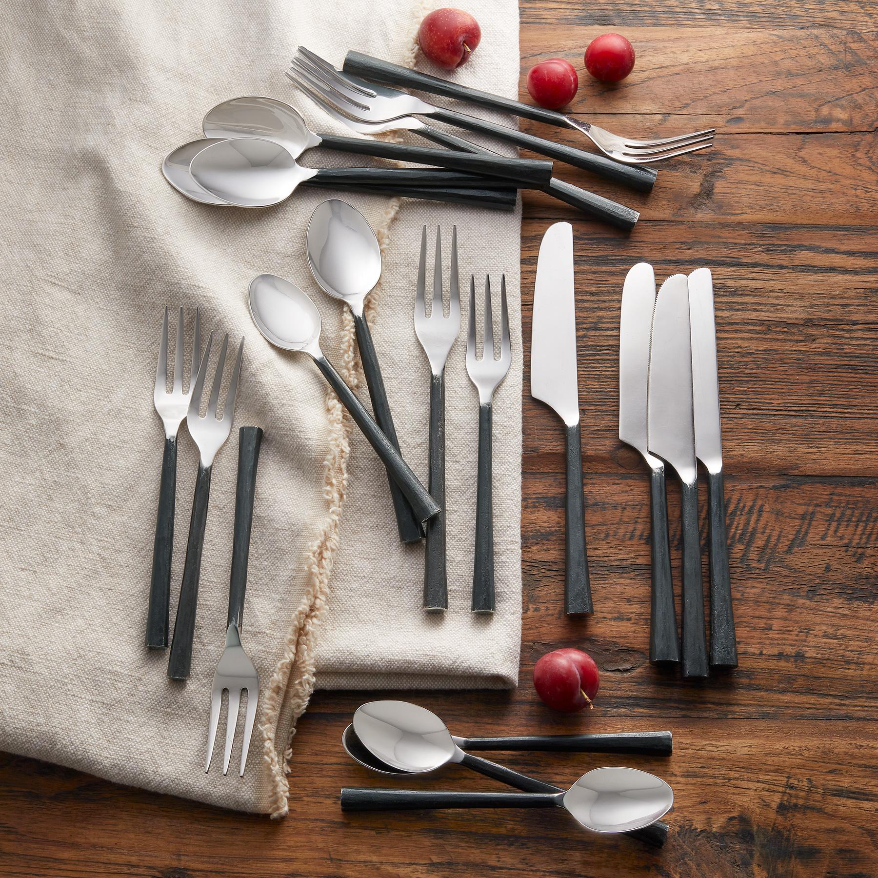 Artisan Hammered Flatware Set