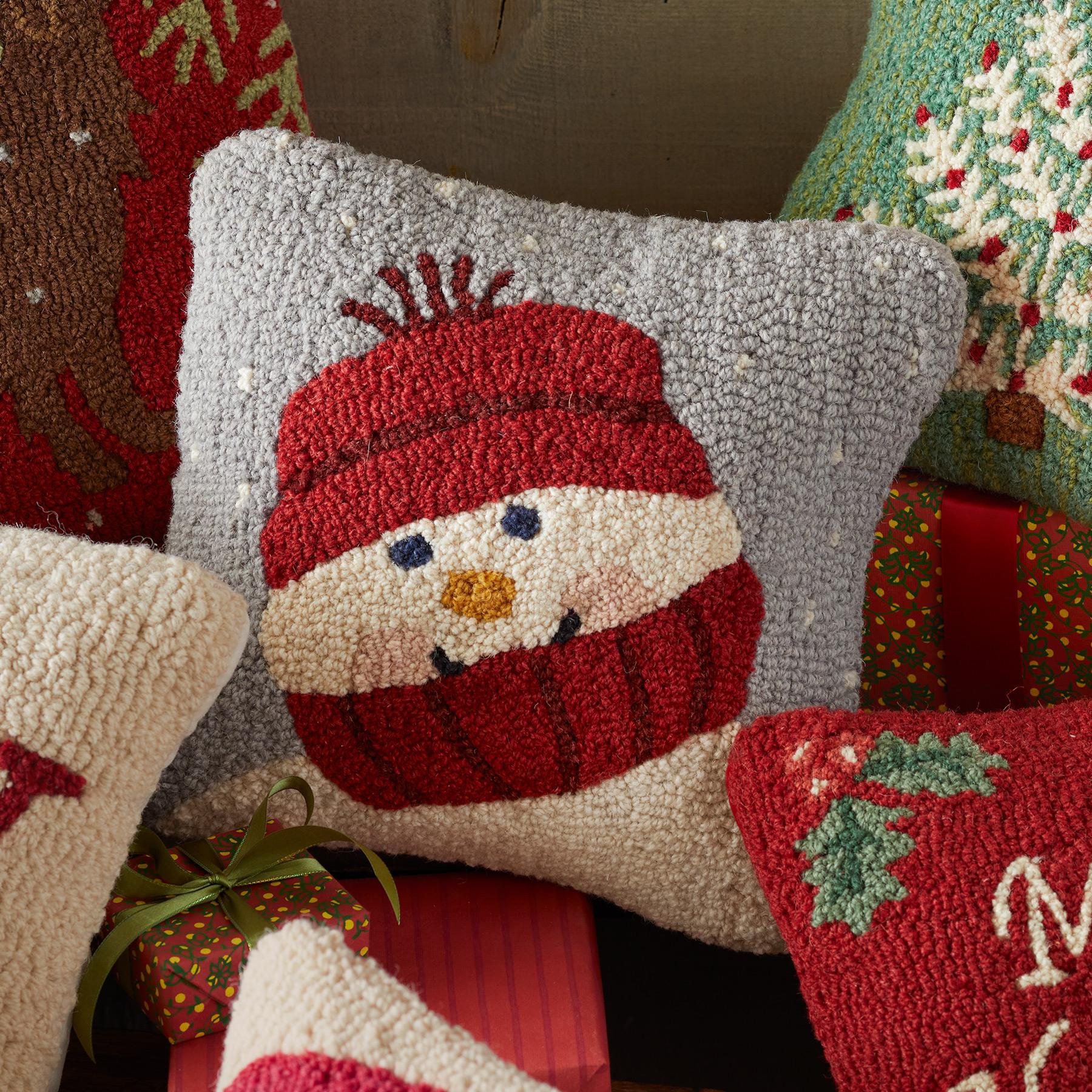 Frosty Greetings Pillow