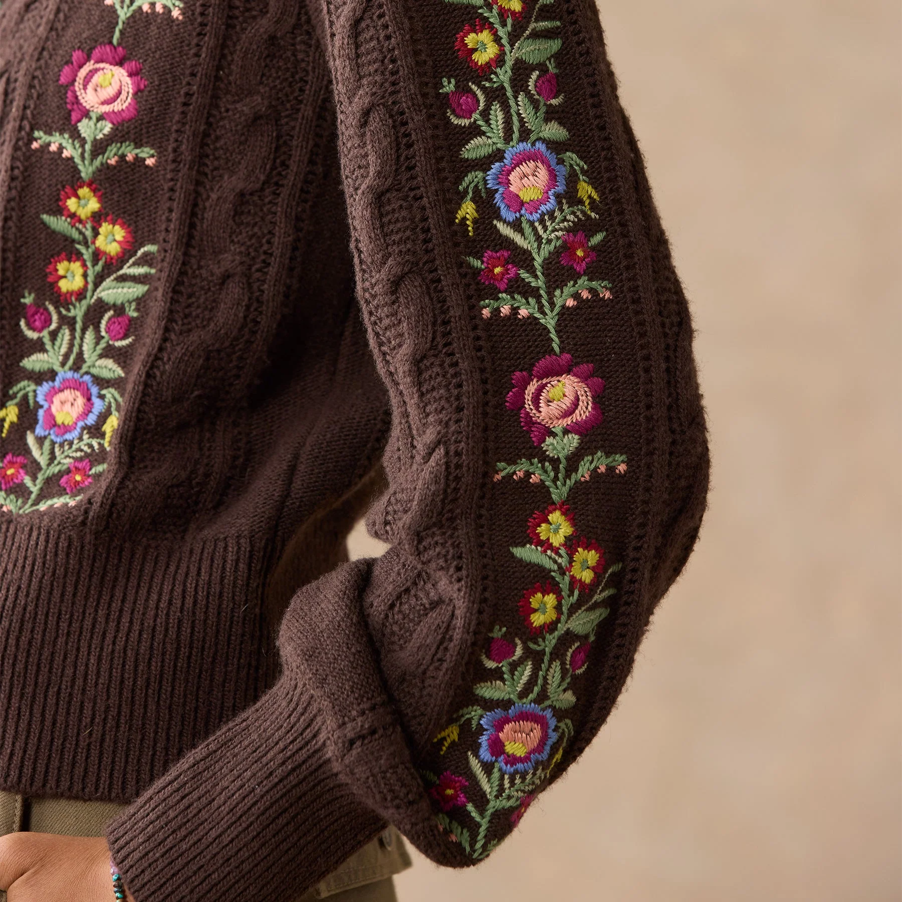 Swiss Florals Cardigan
