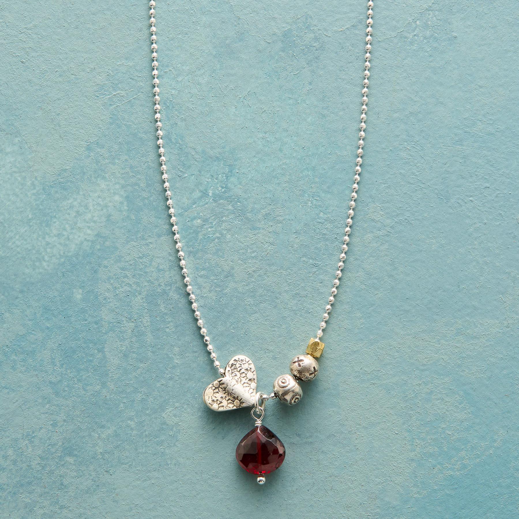 Heart Birthstone Necklace