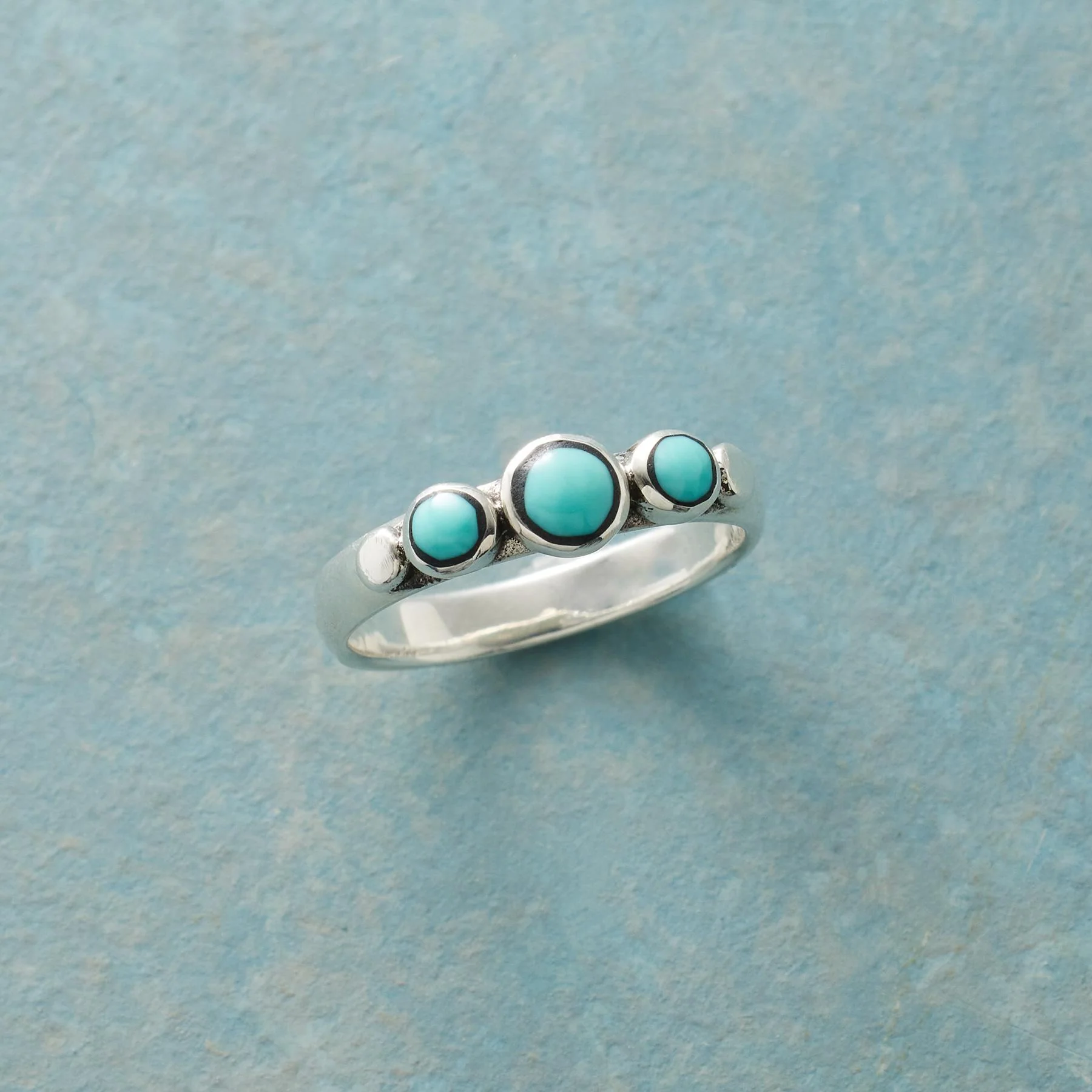 Turquoise Triplet Ring