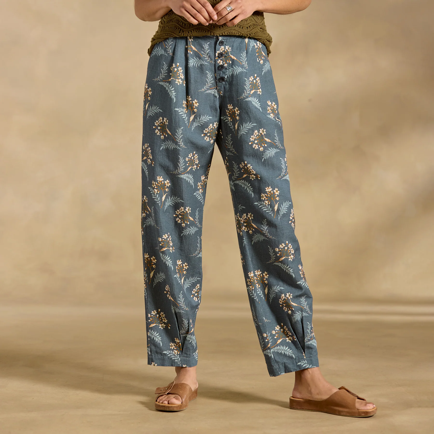 Benicia Pleated Pants