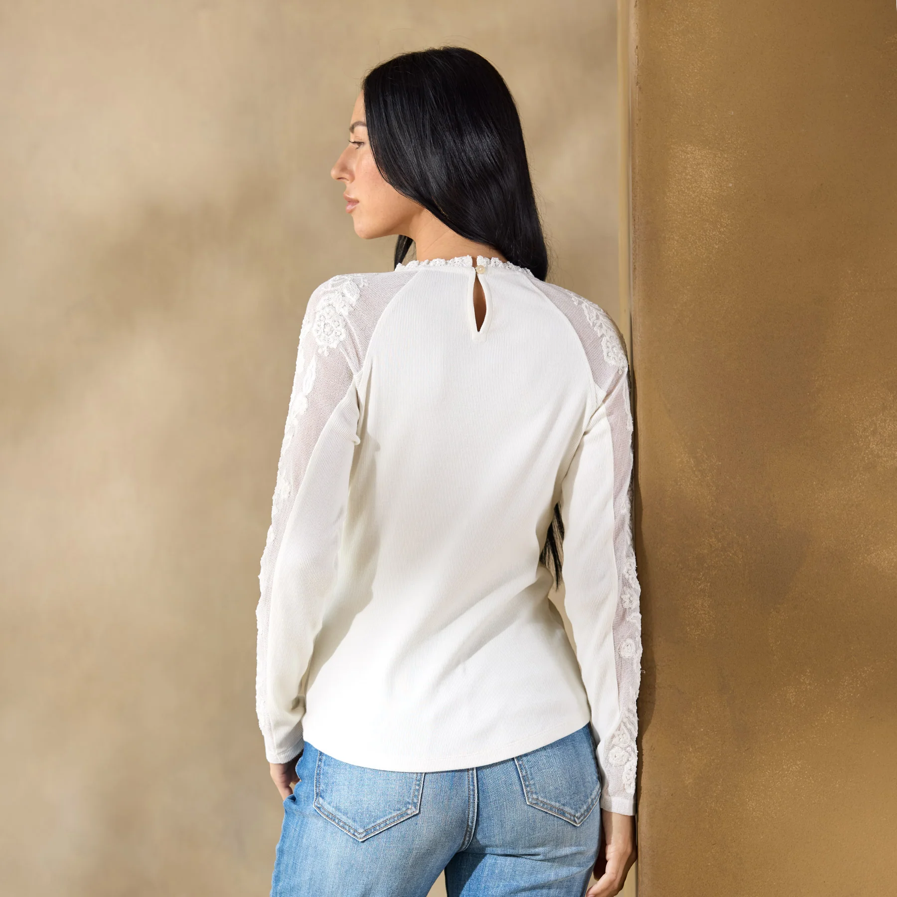 Josephine Embroidered Top, Petite