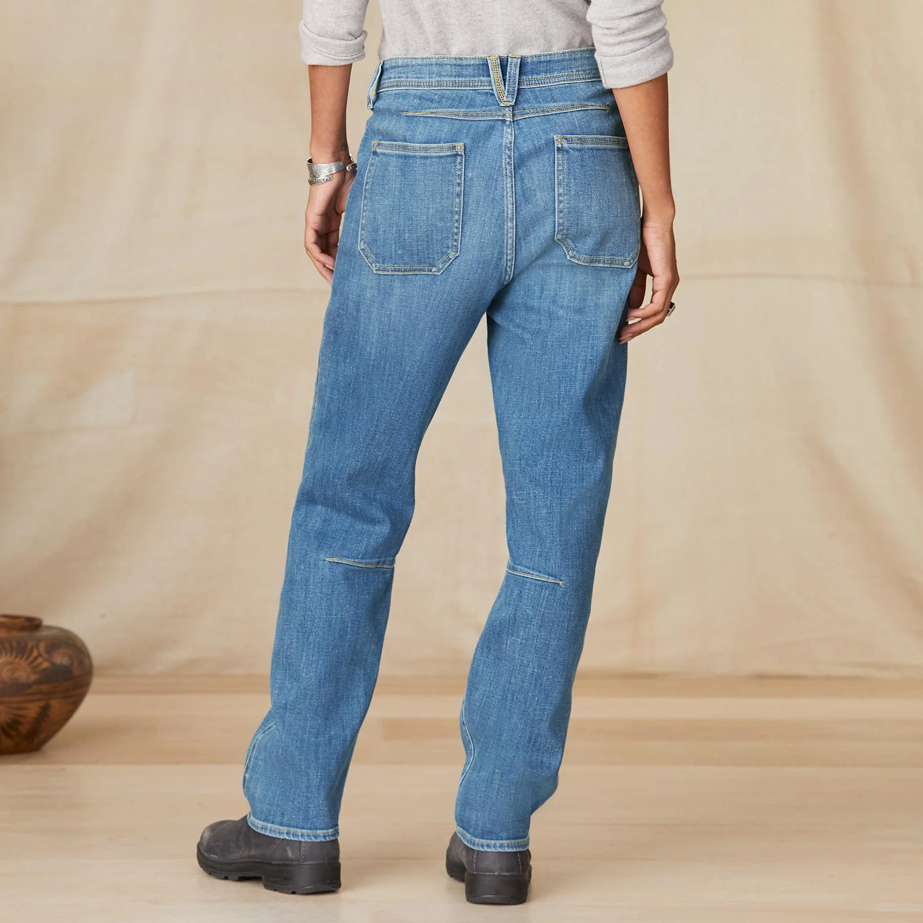 Agnes Denim Pants, Petite