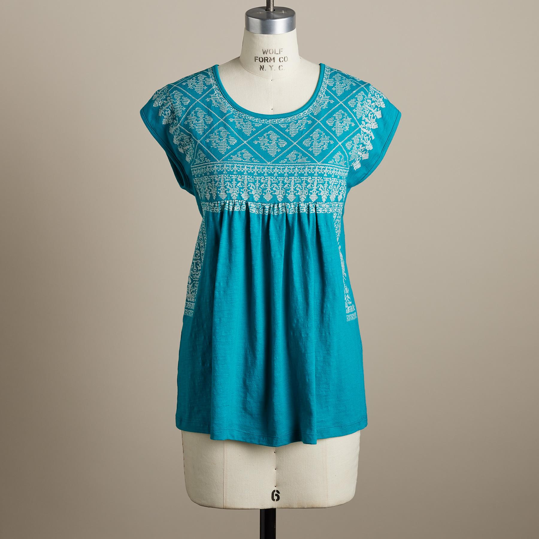 Tayla Embroidered Tee