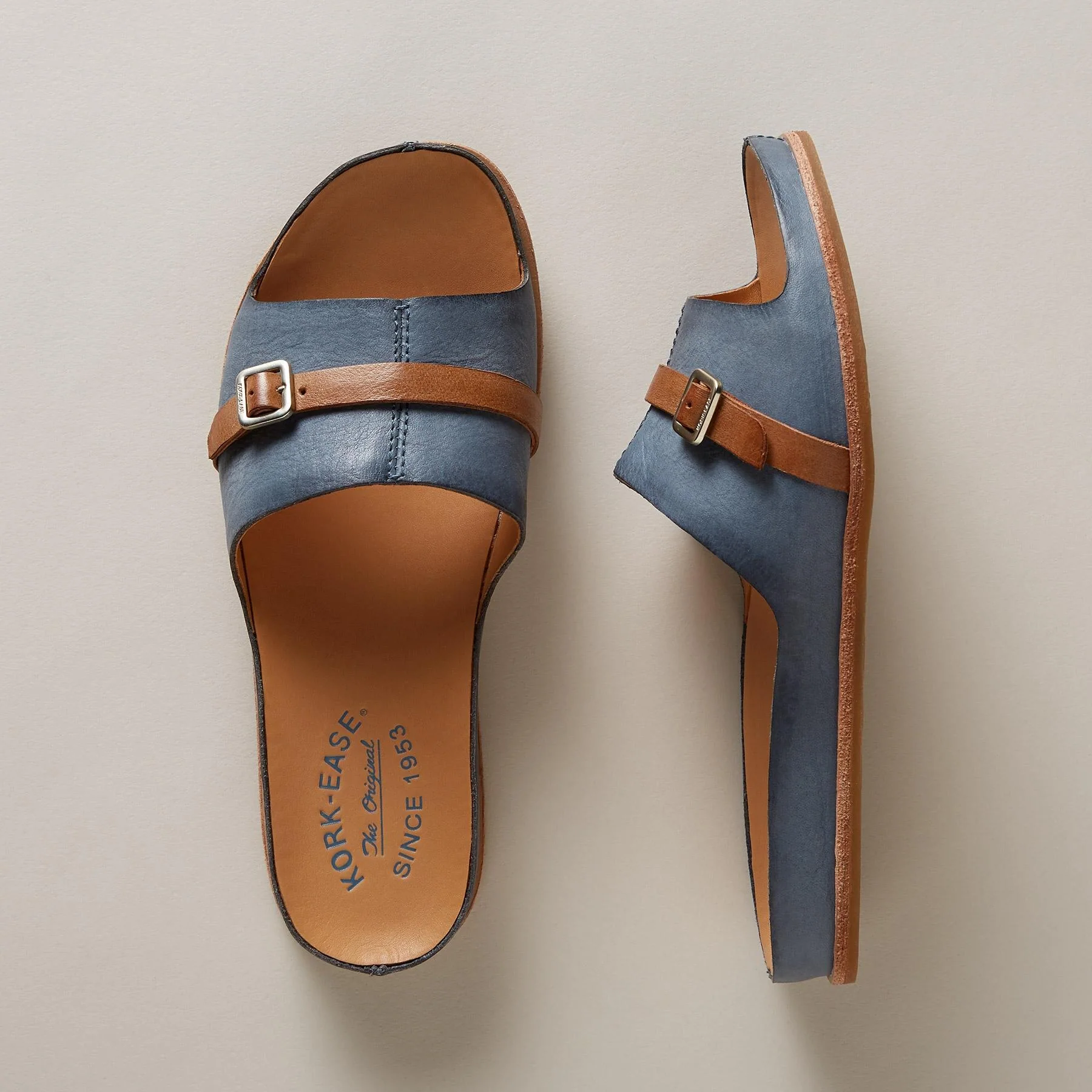 Downey Leather Buckle Sandals
