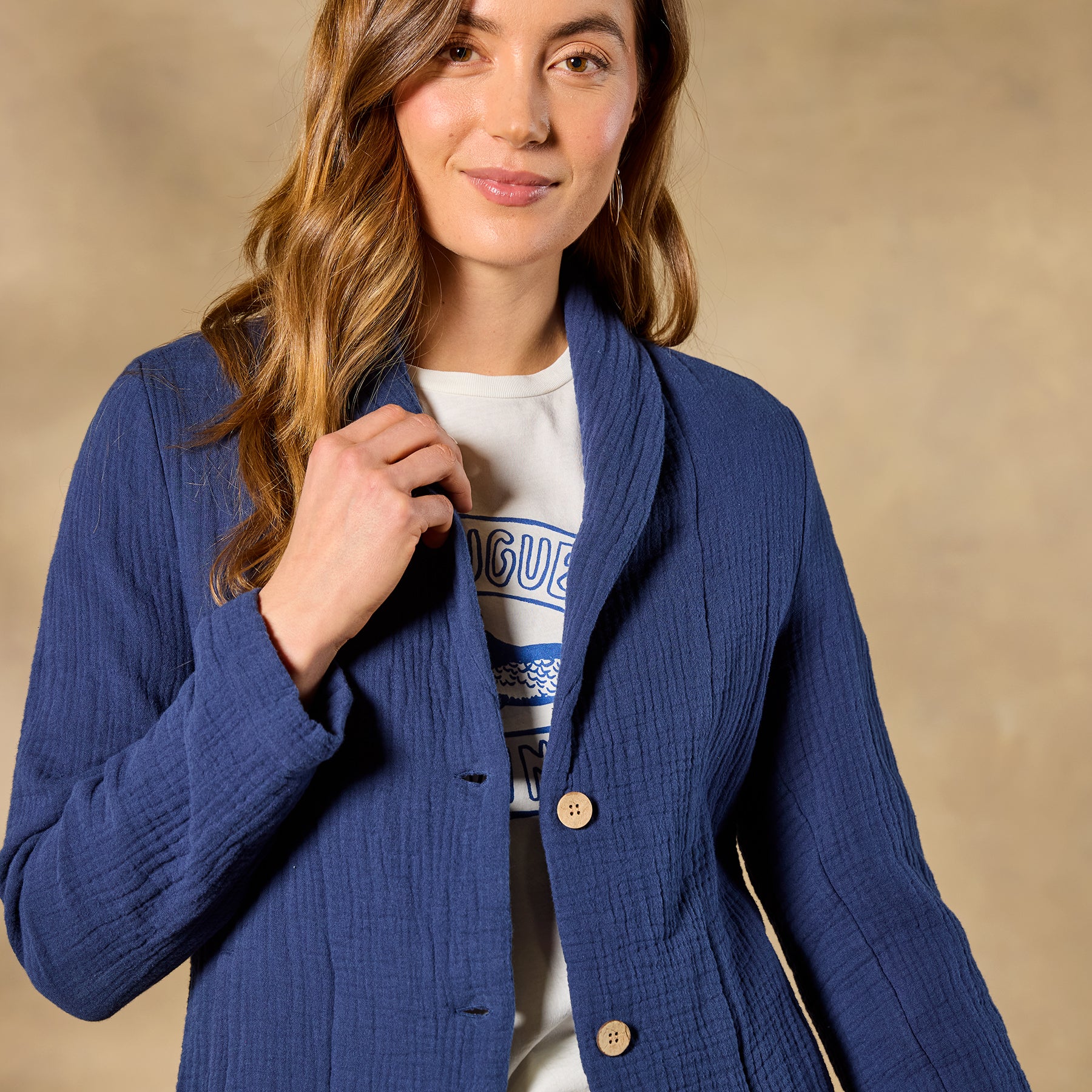 Blake Gauze Blazer