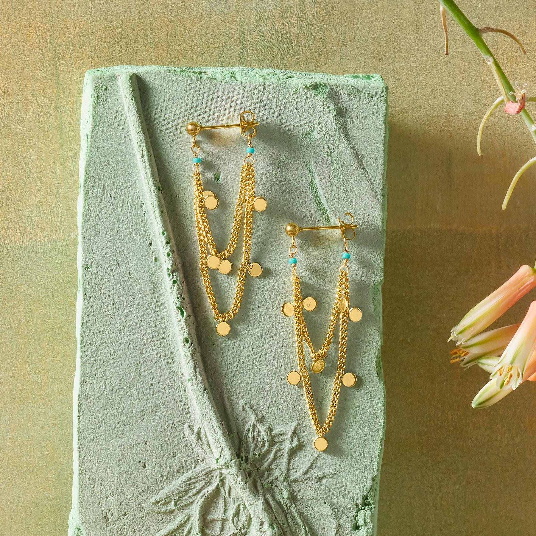 Confetti Loop Around Earrings