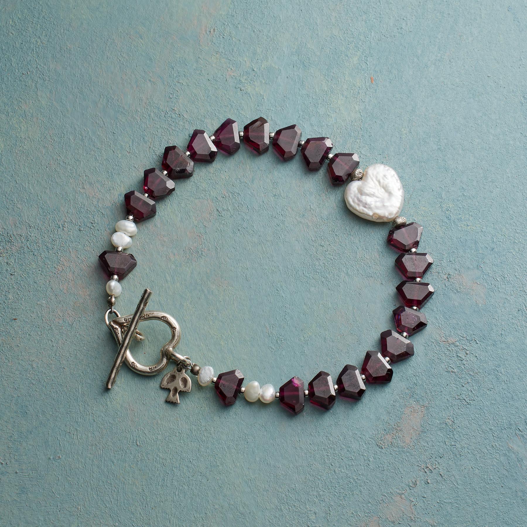Lovestruck Garnet Bracelet