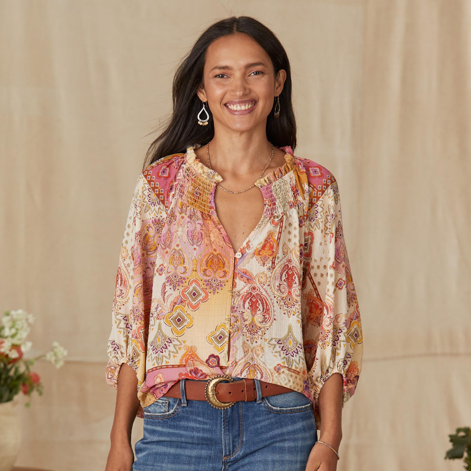 Tonya Tapestry Top
