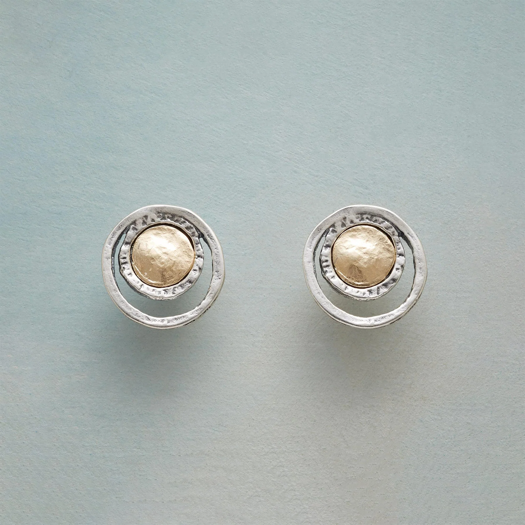 Coin And Crescent Earrings