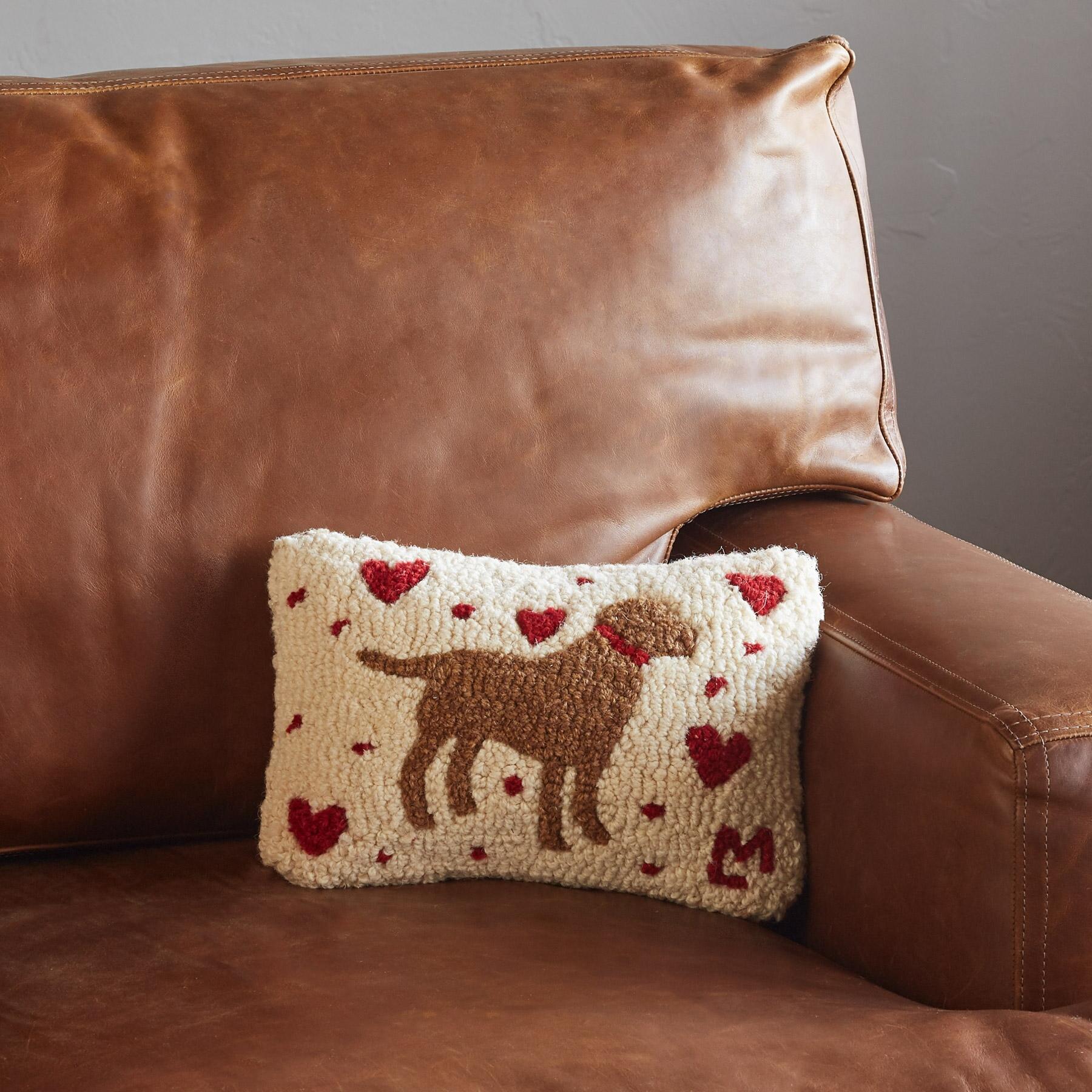 Lovable Lab Mini Pillow