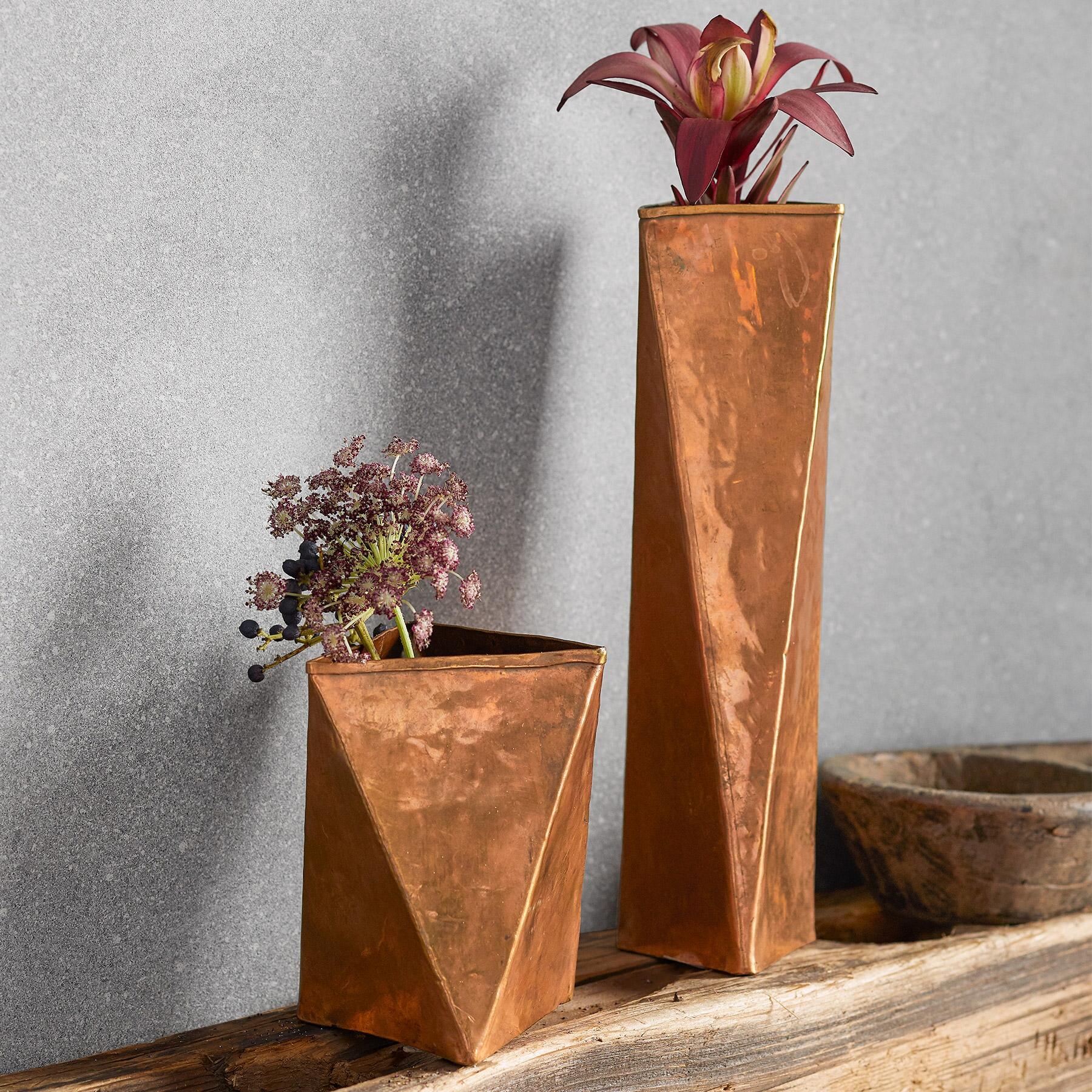 Suri Copper Vase