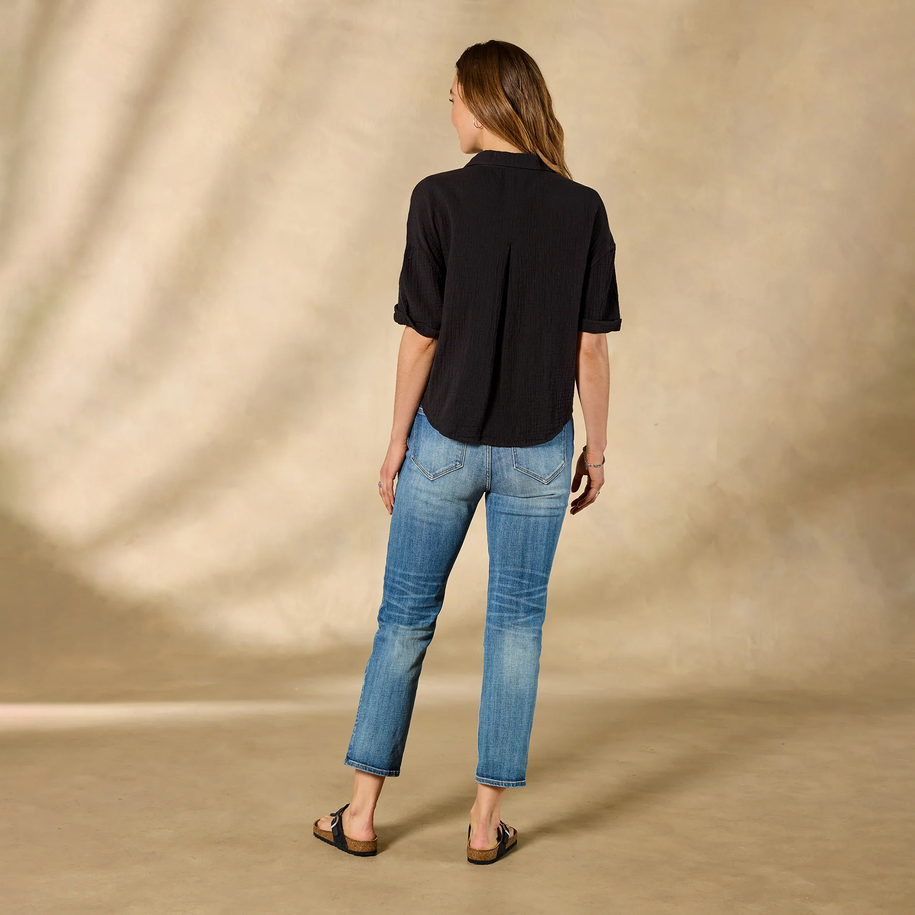 Mona Gauze Camp Shirt