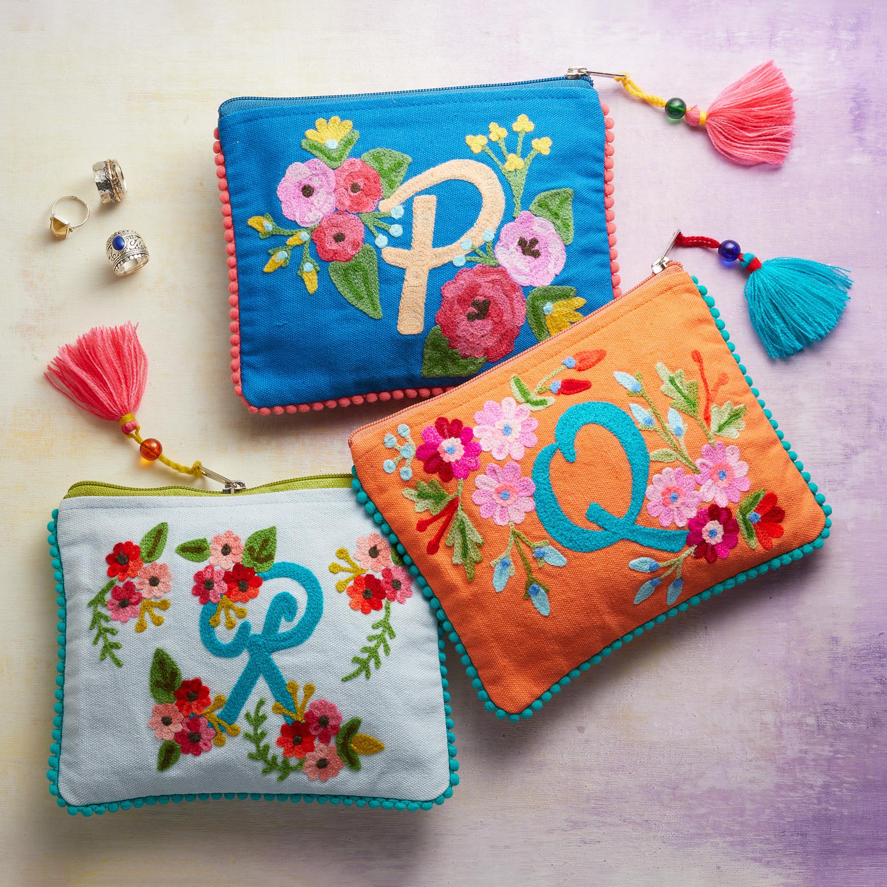 In Bloom Personalized Pouch