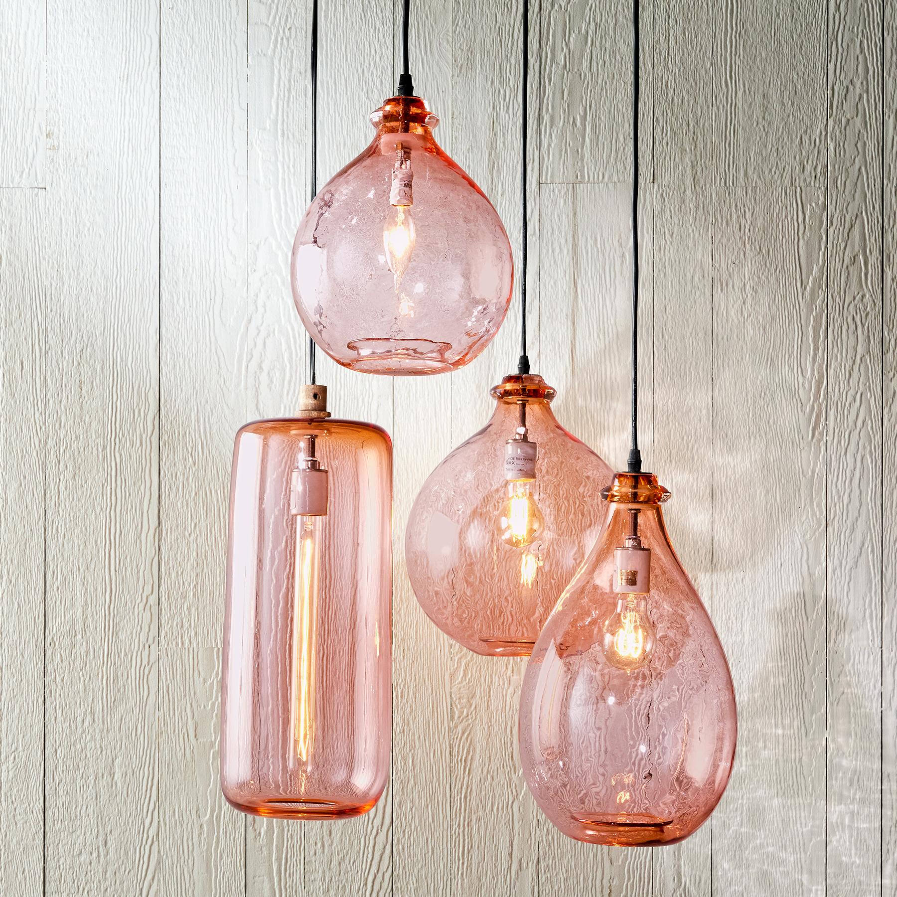 Salon Glass Cylinder Pendant