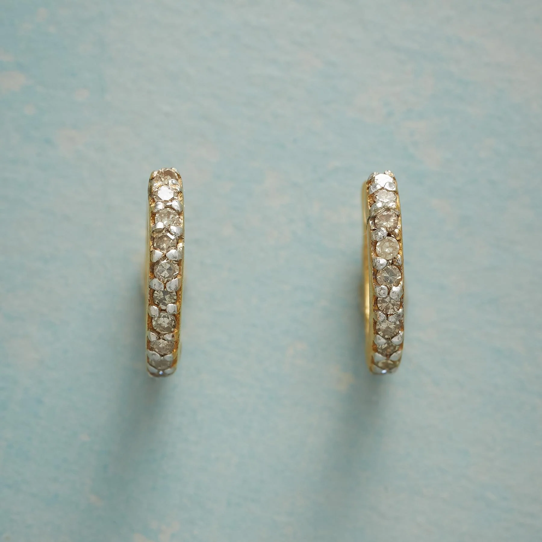 Huggy Diamond Hoop Earrings