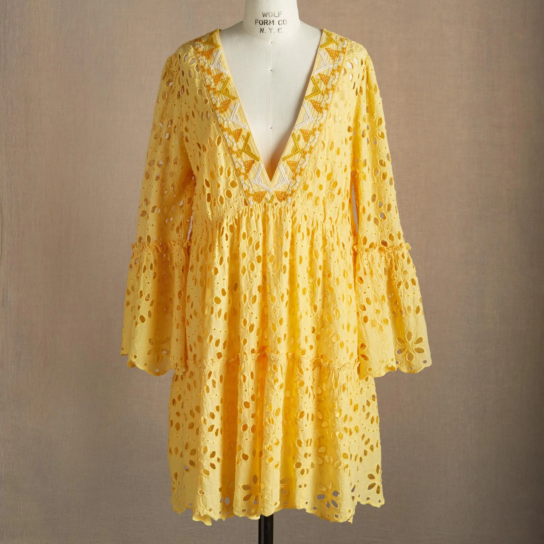 Yuki Eyelet Dress, Petite