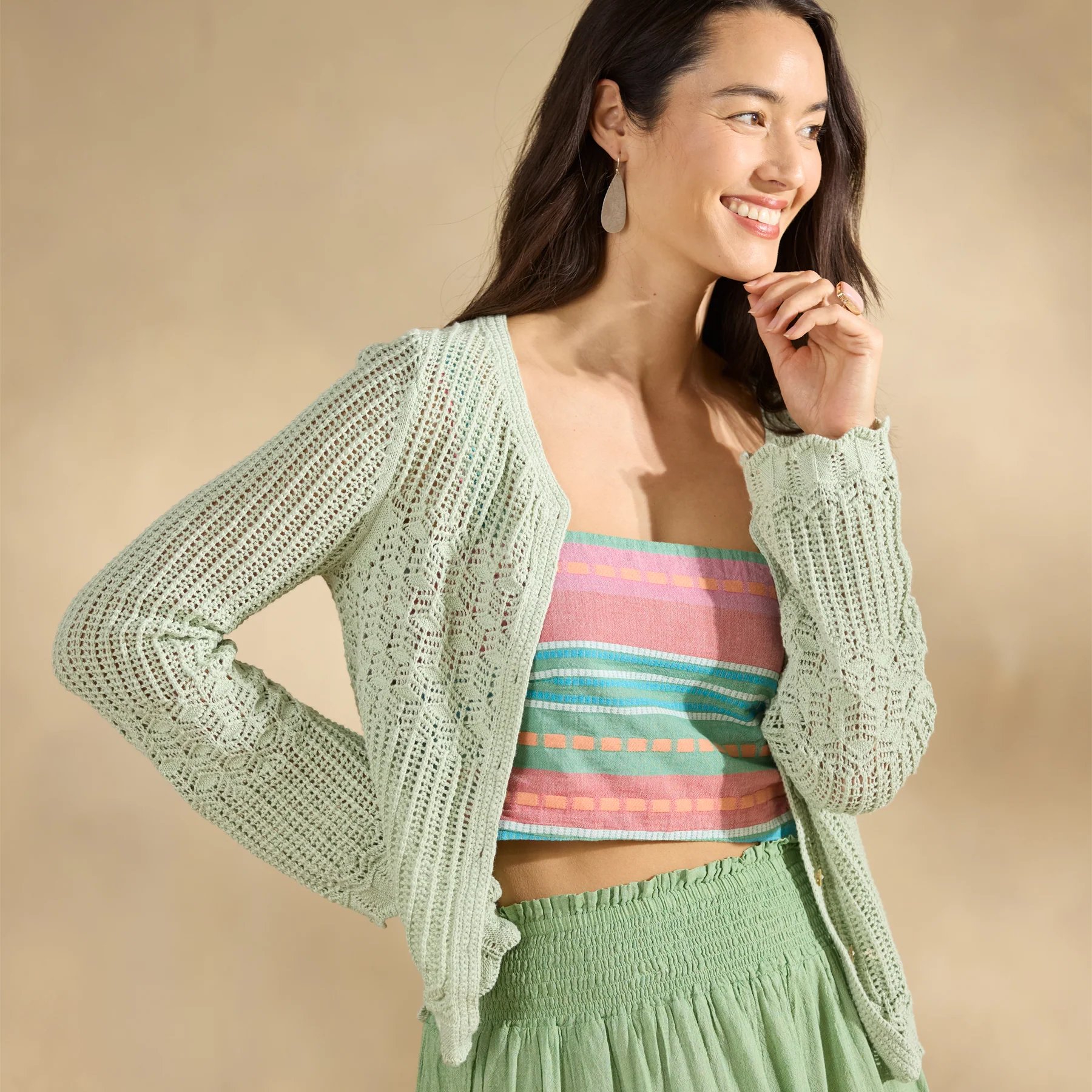 Cassatt Pointelle Cardigan