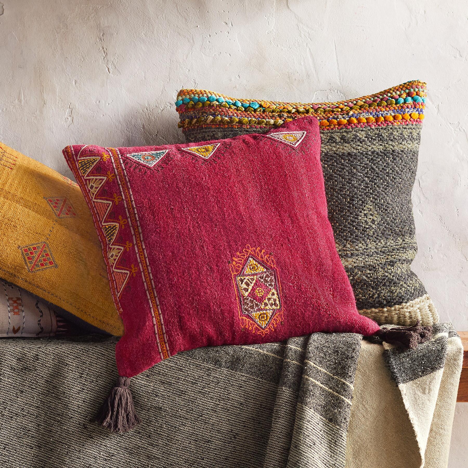 Sunset Ridge Red Trek Pillow