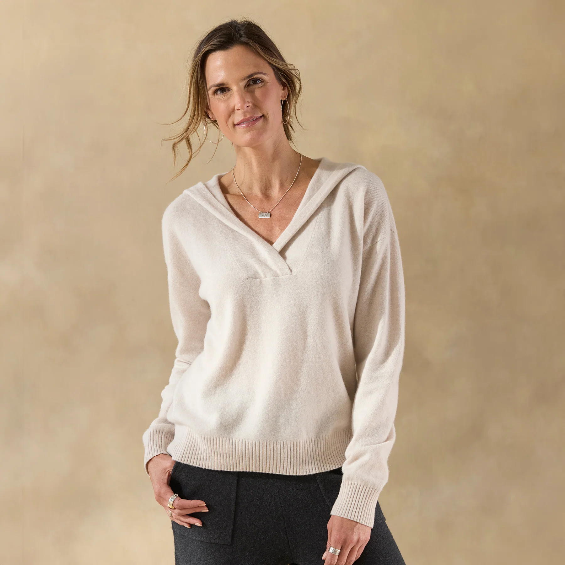 Firelight Cashmere Hoodie