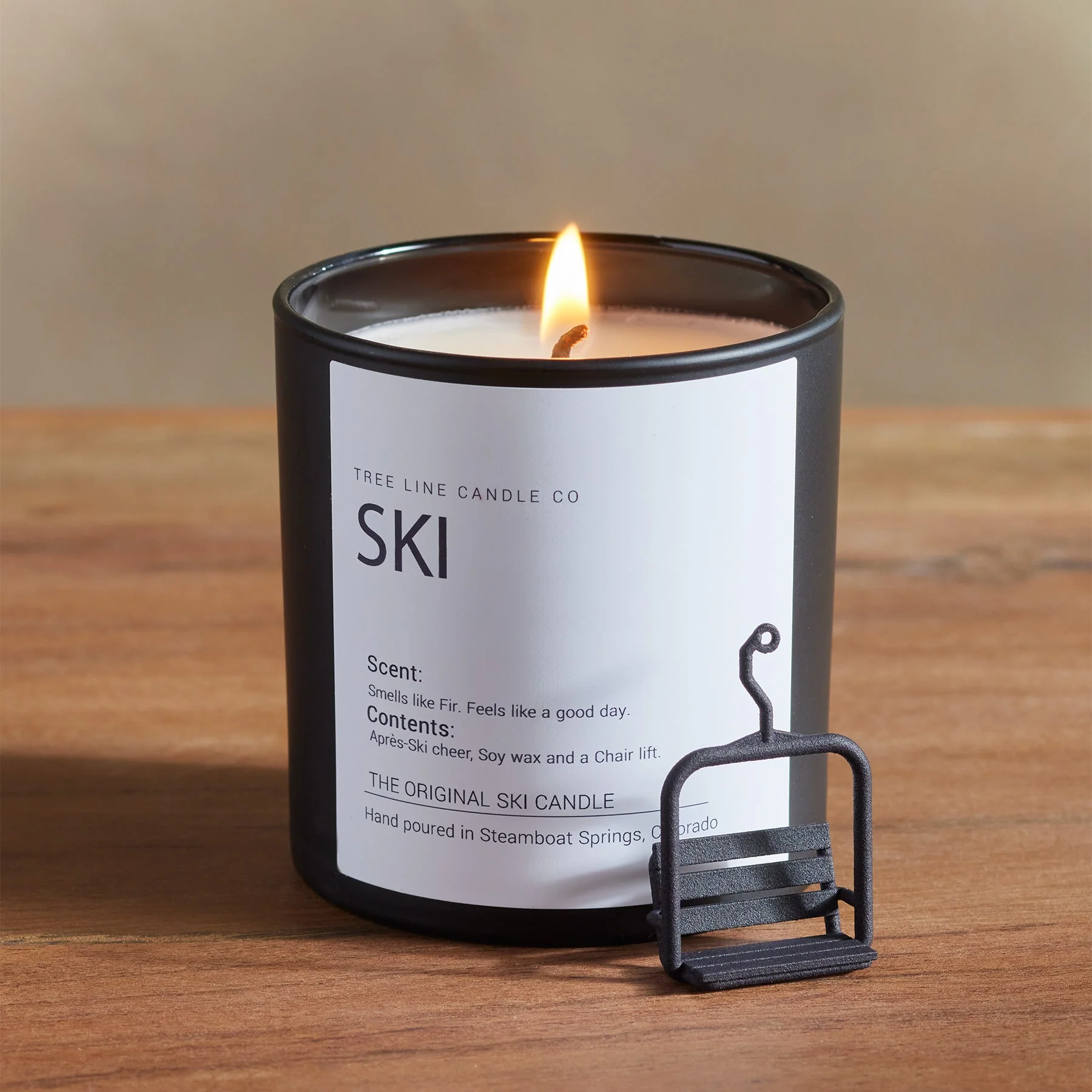 Ski Enthusiast Candle