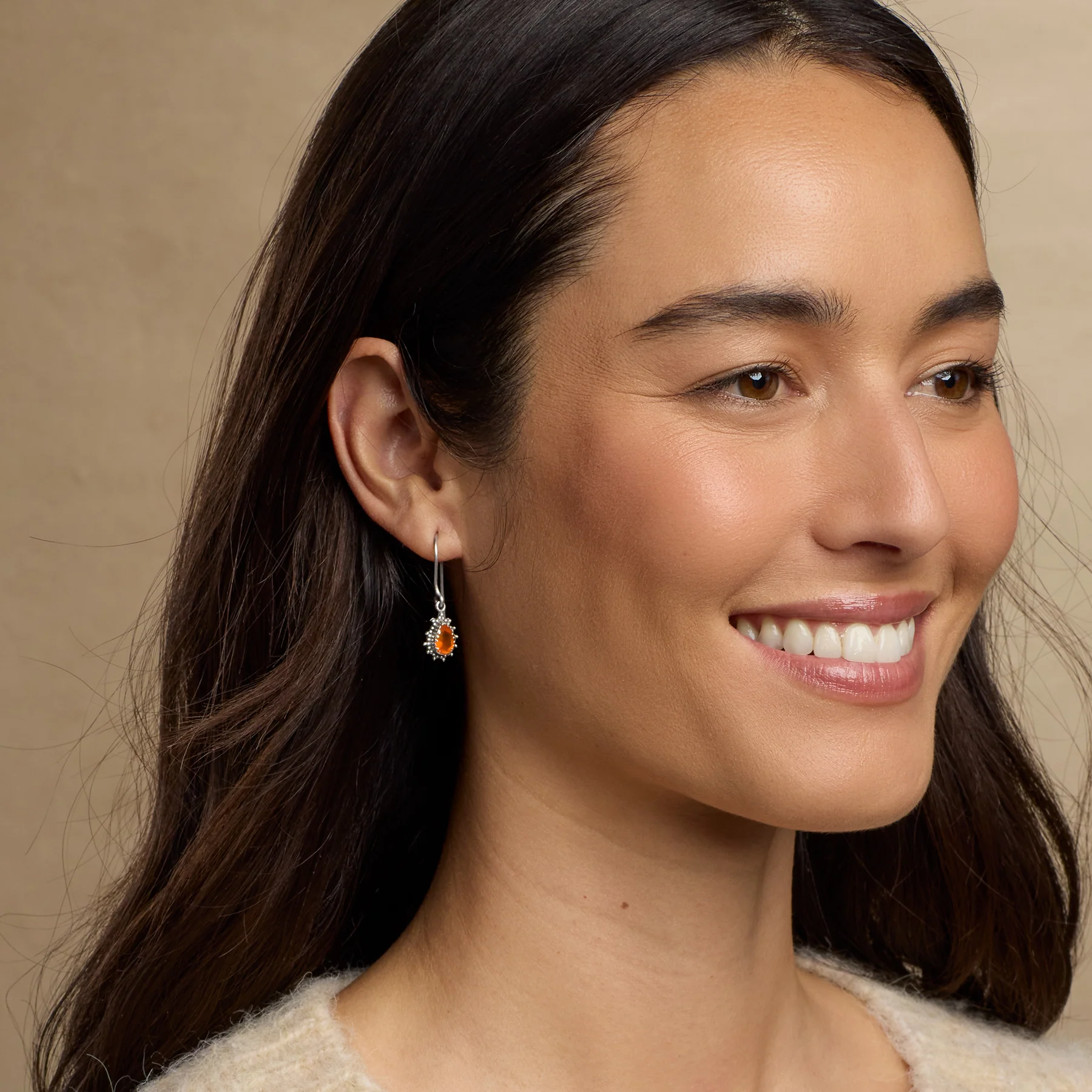 Carnelian Bonfire Earrings