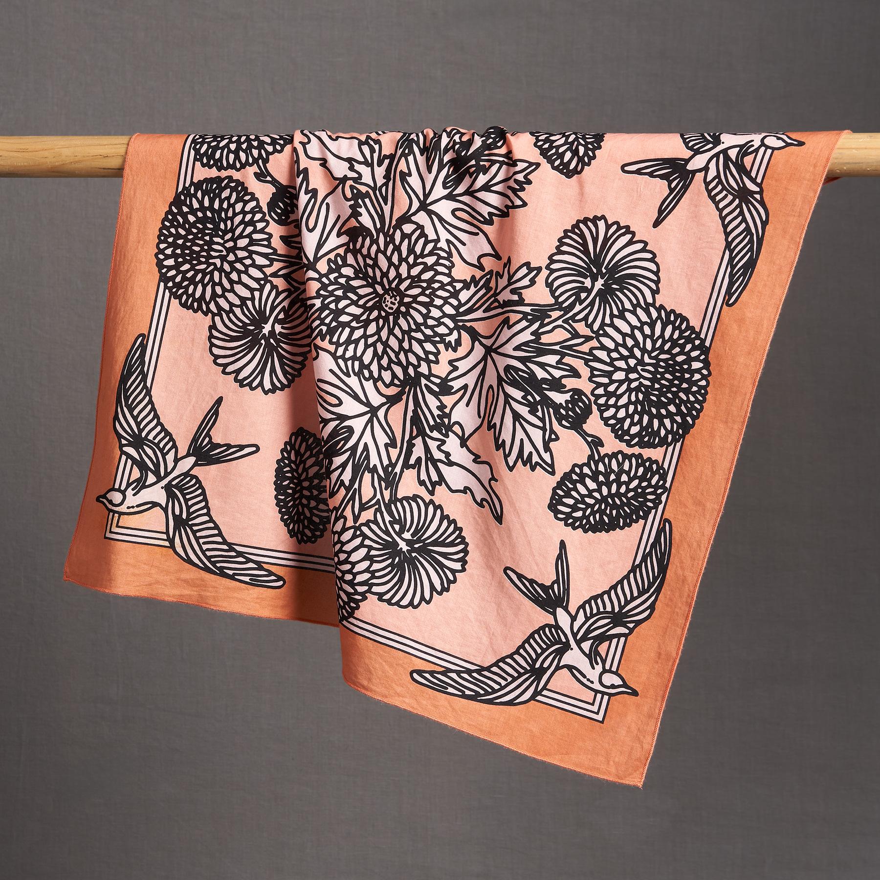Birds And Blooms Bandana