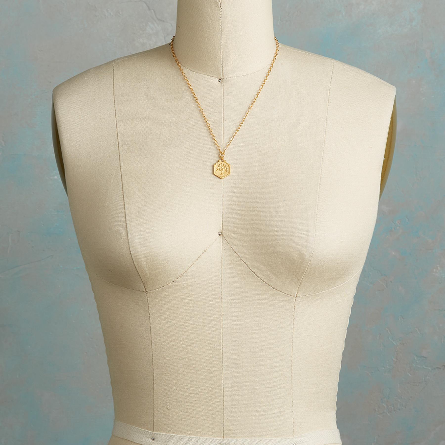 Golden Tree Of Life Necklace