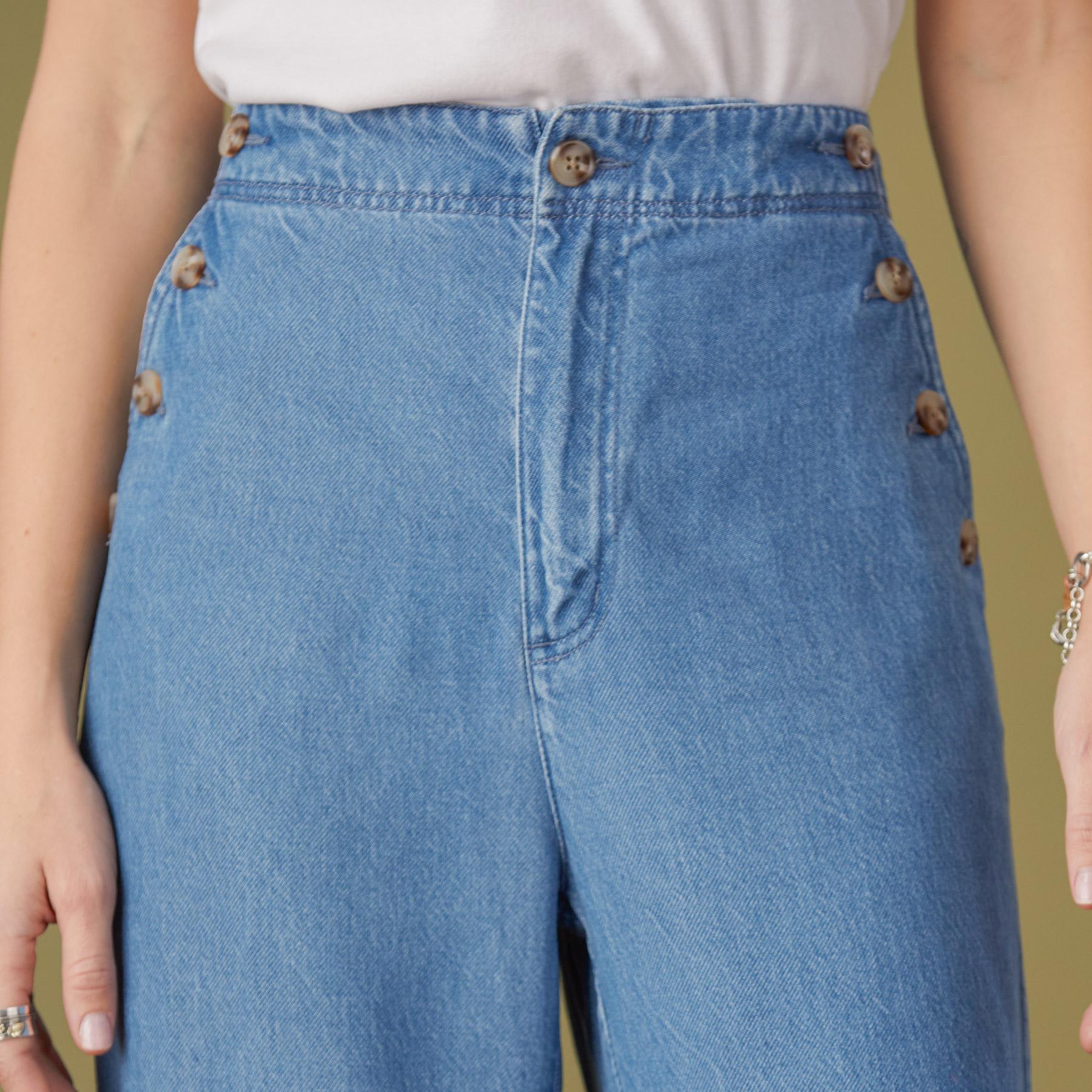 Oaklee Denim Pants, Petite