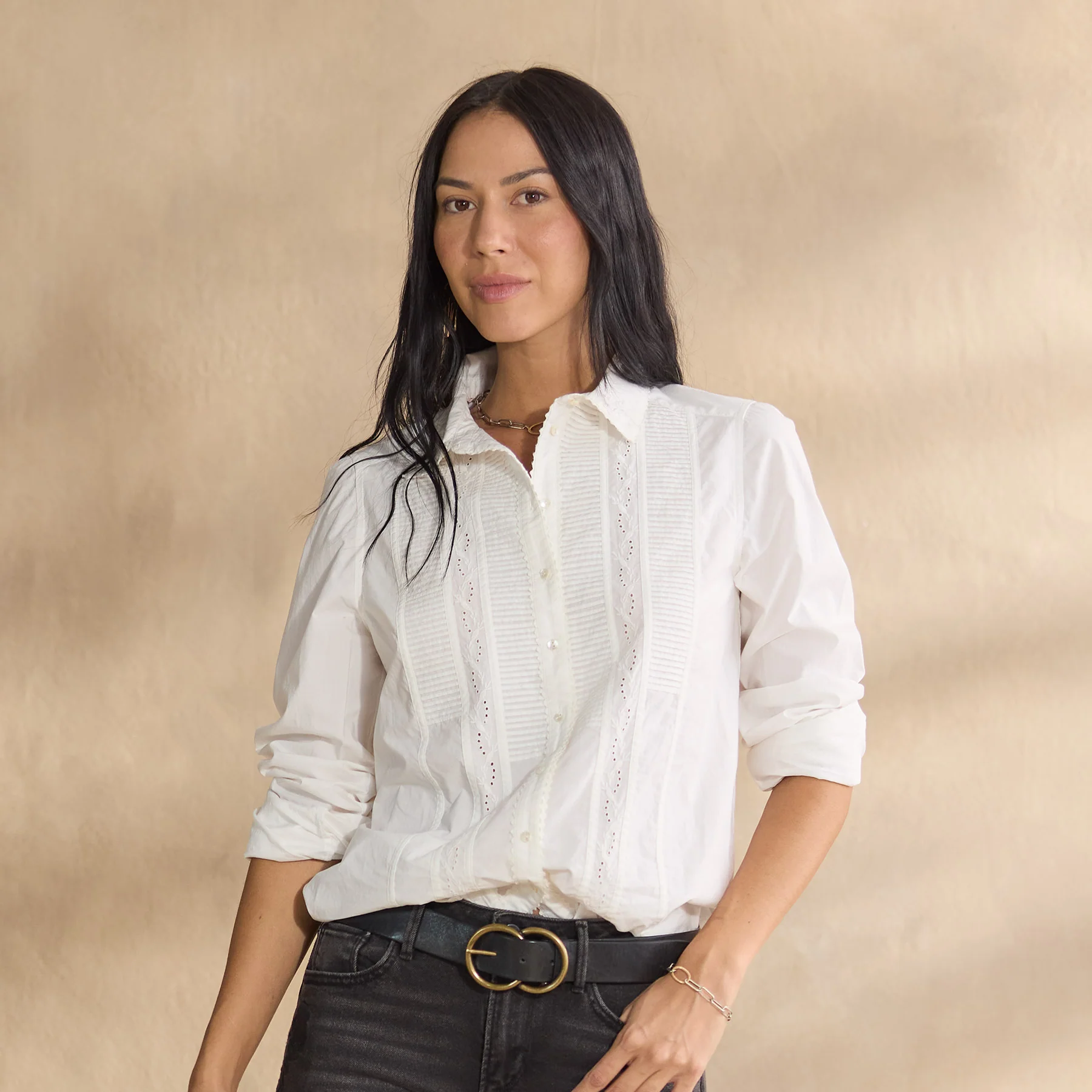 Clarice Tuxedo Shirt