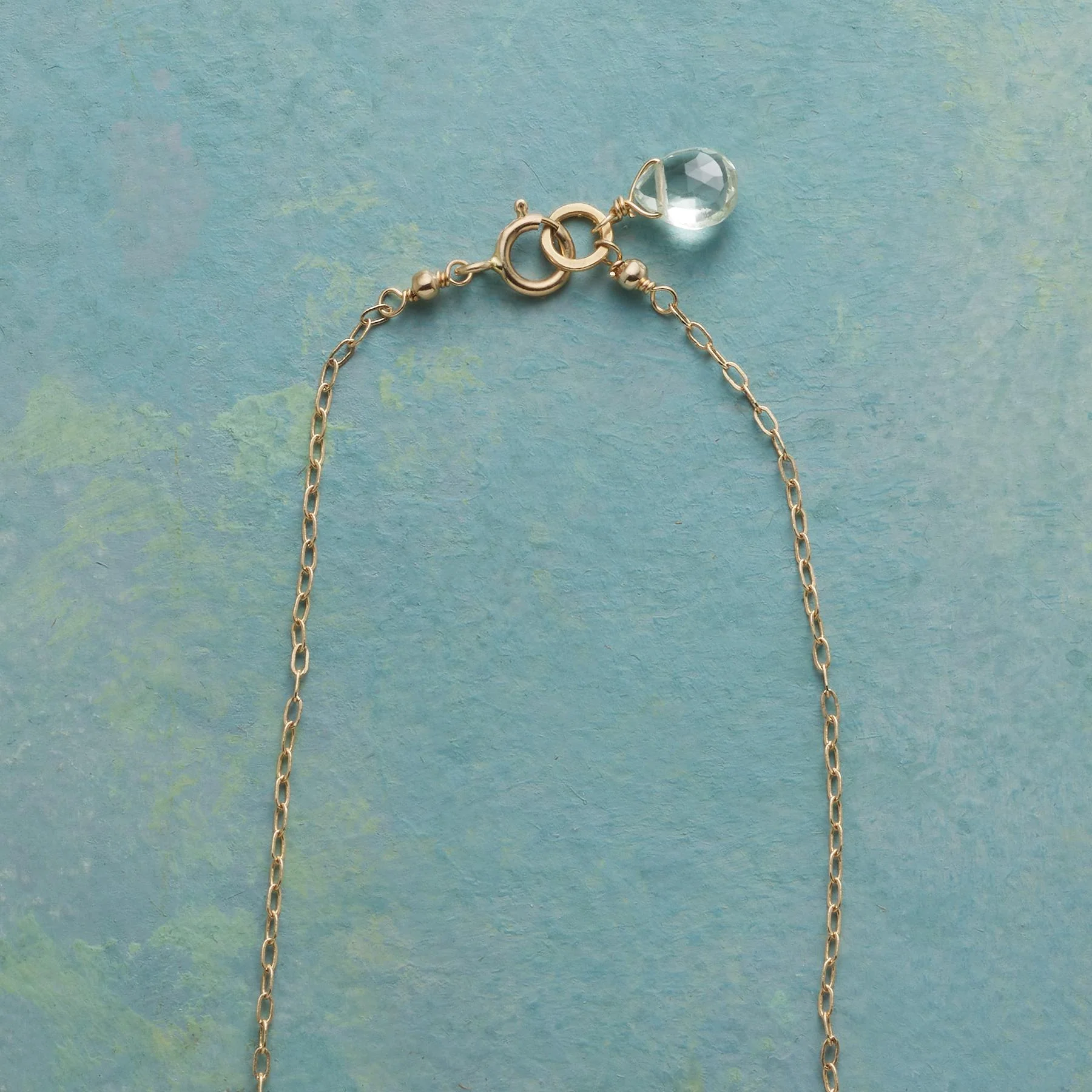 Hint Of Green Amethyst Necklace