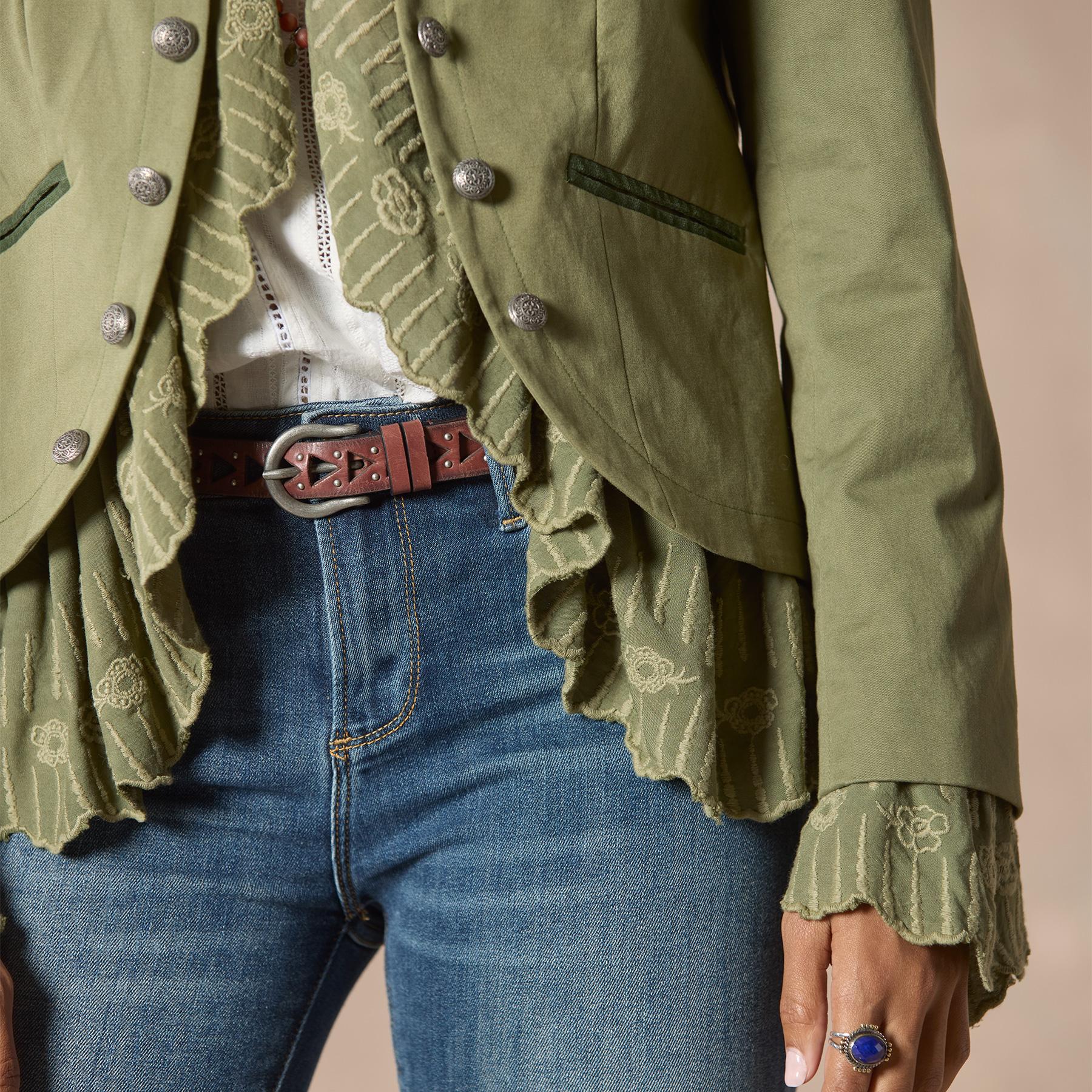 Caroline Ruffle Jacket, Petite