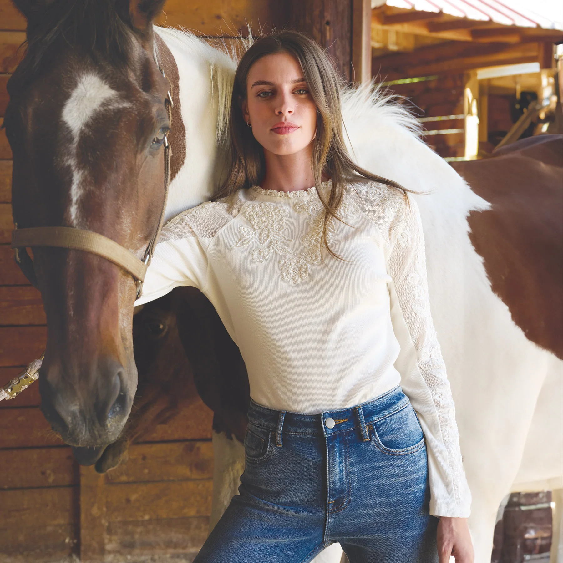 Josephine Embroidered Top