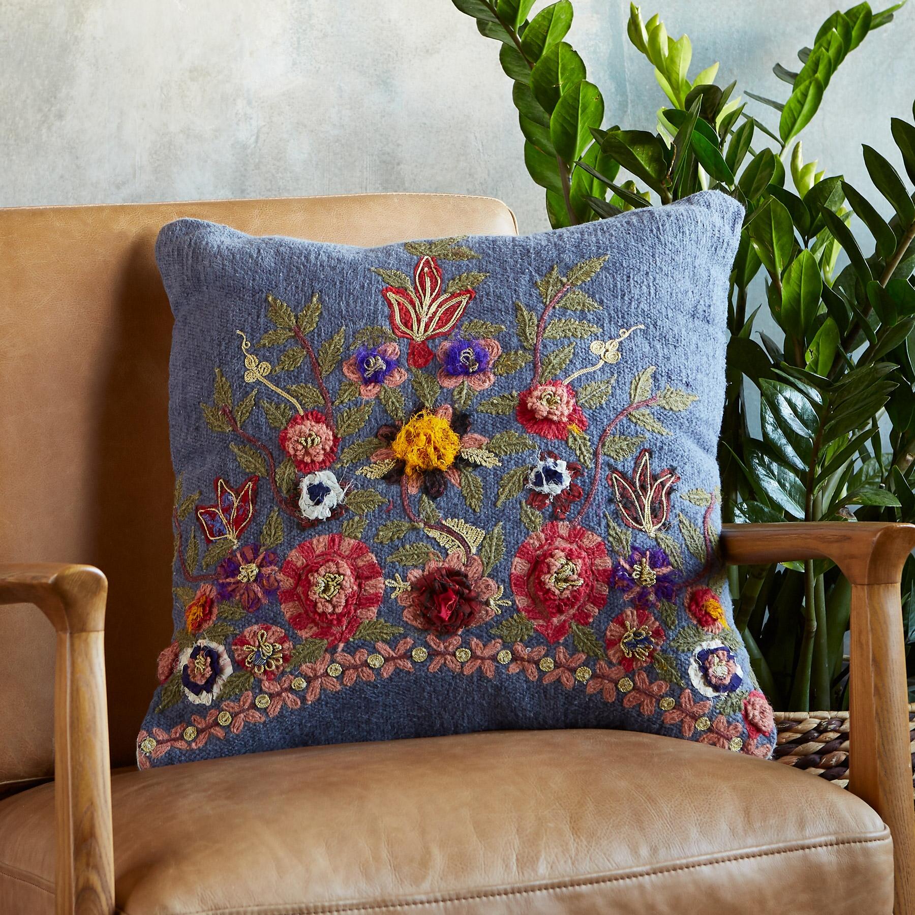 Greta Inspired Bloom Pillow