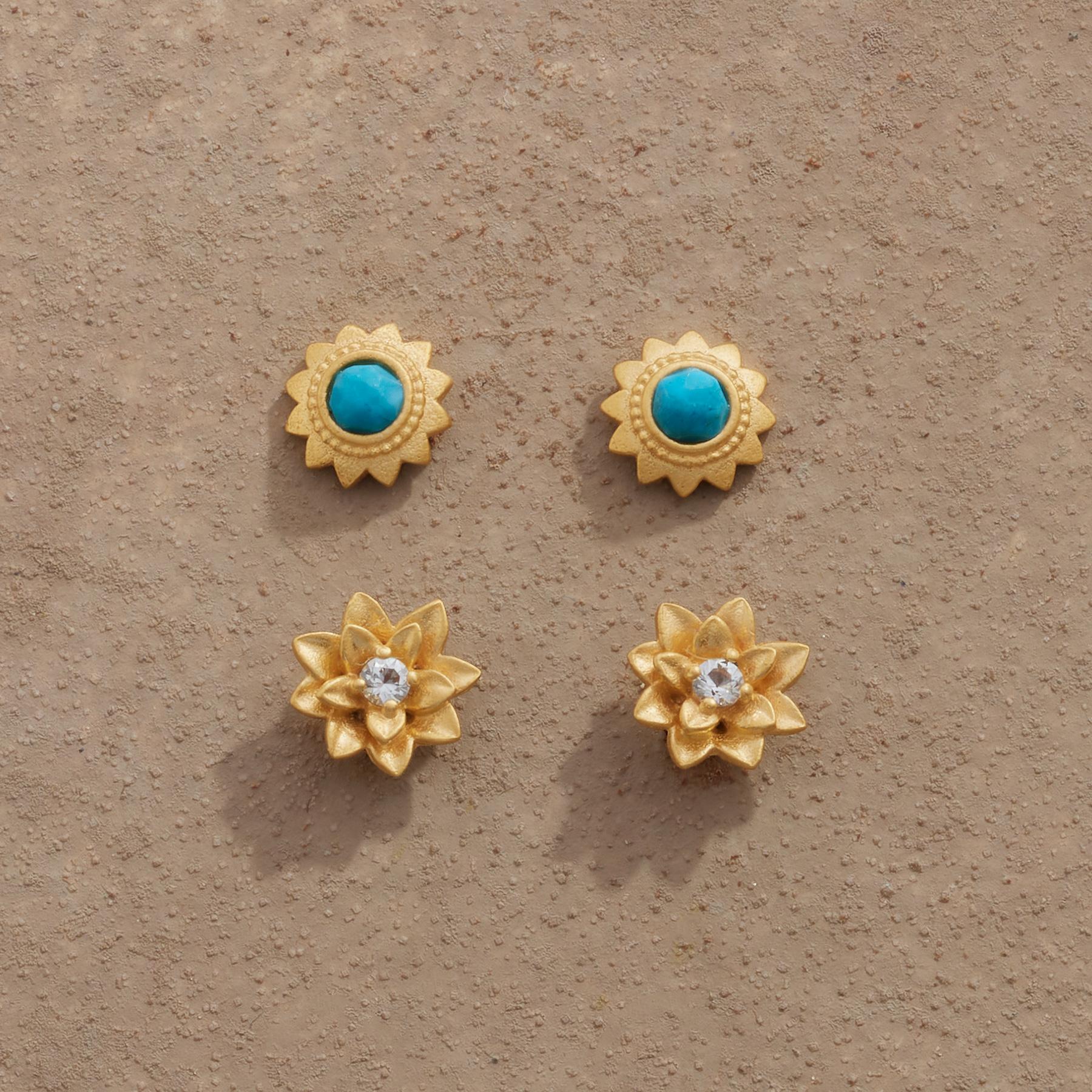 Water Garden Earrings Set