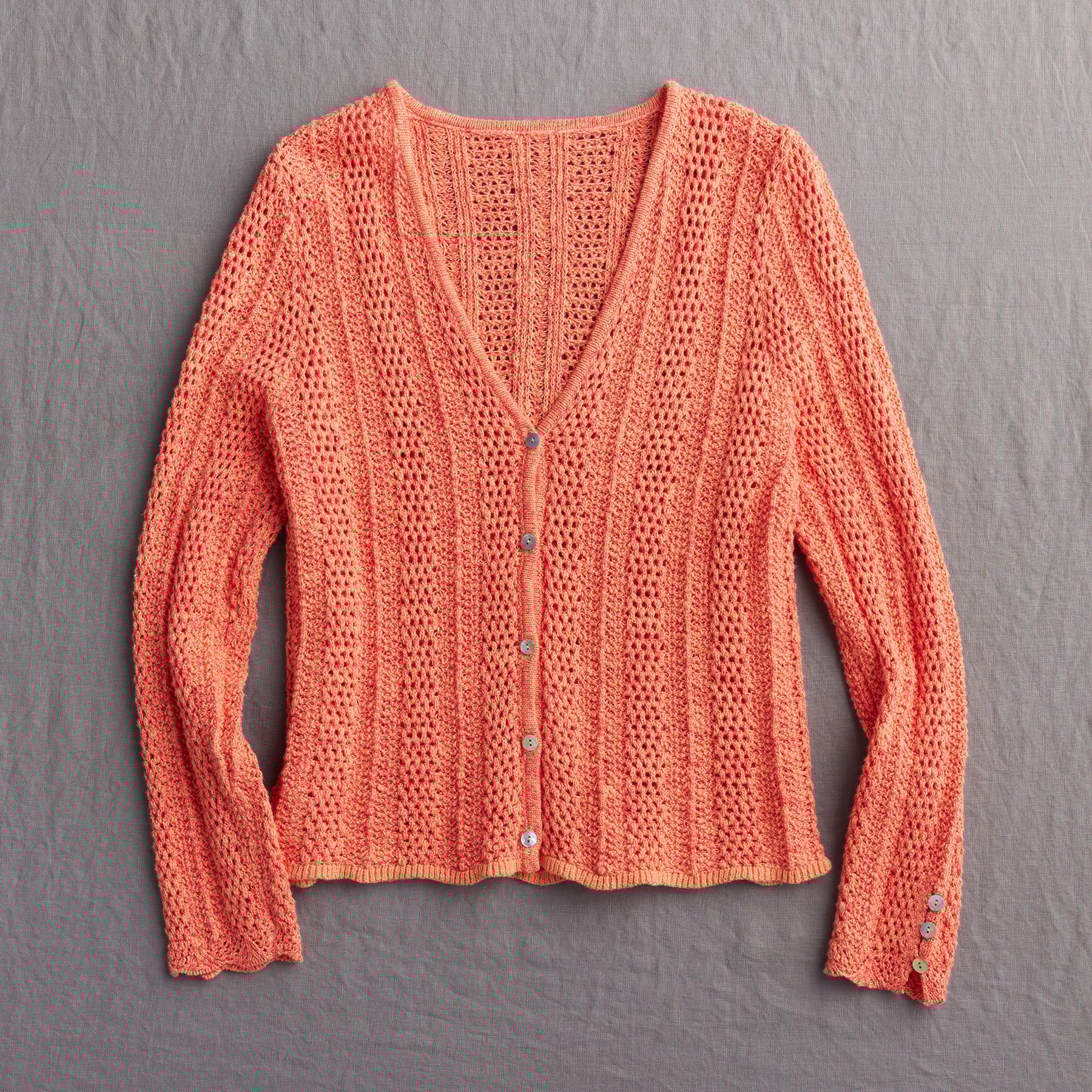 Della Ruffle Cardigan