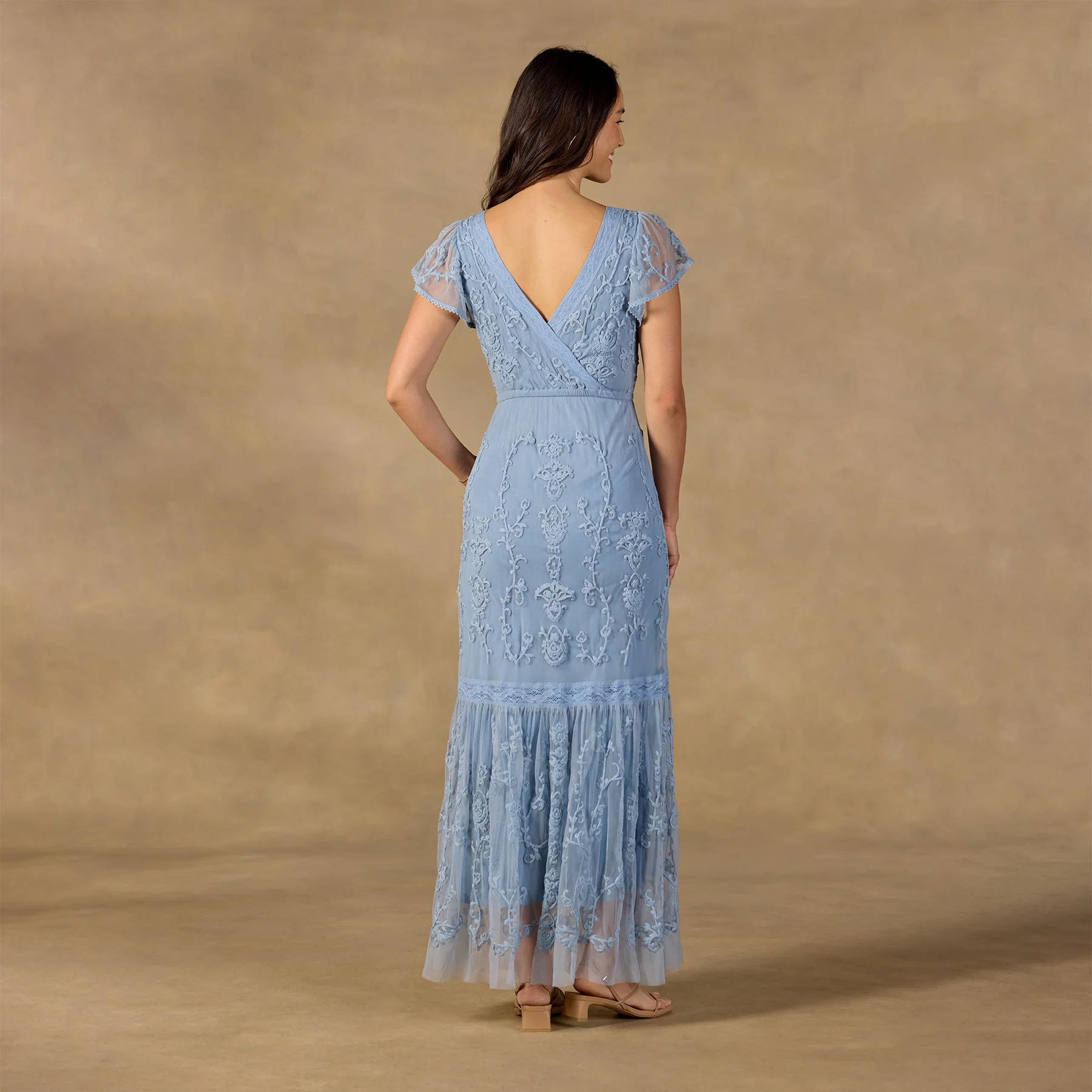 Mayfield Embroidered Dress, Petite